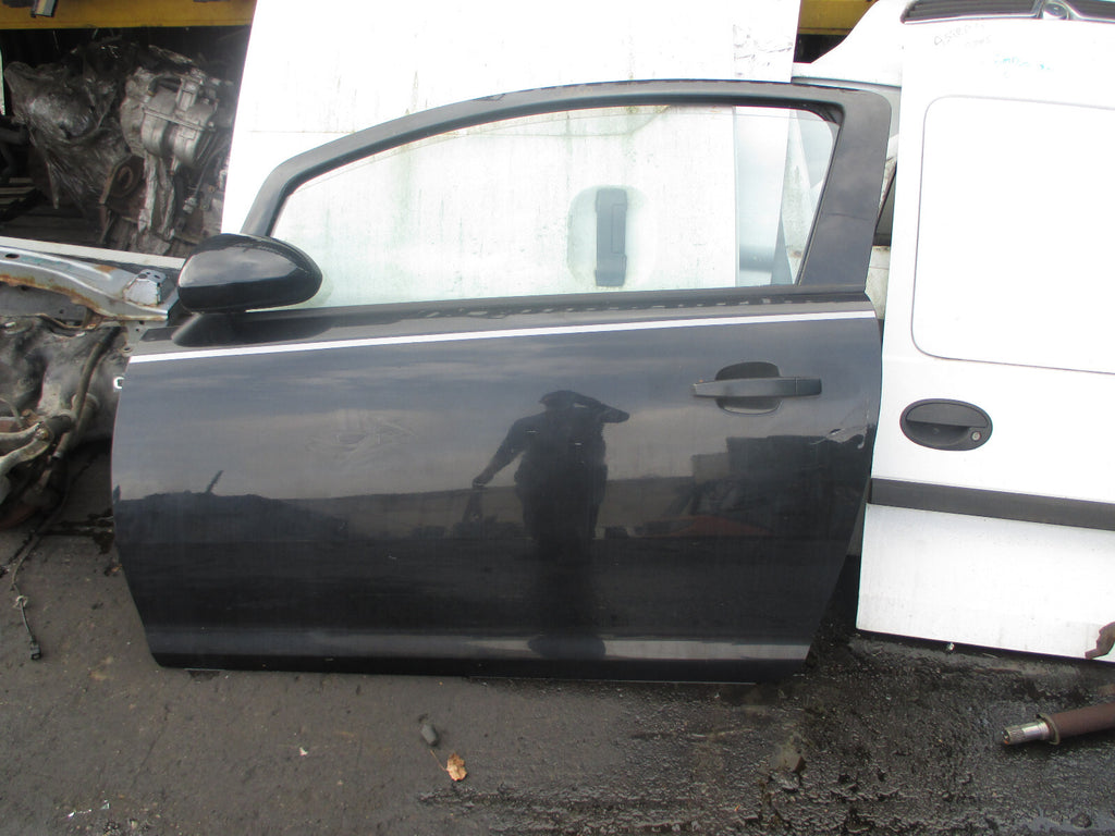 VAUXHALL CORSA D 2010 3 DOOR NS PASSENGER SIDE DOOR WING MIRROR BLACK