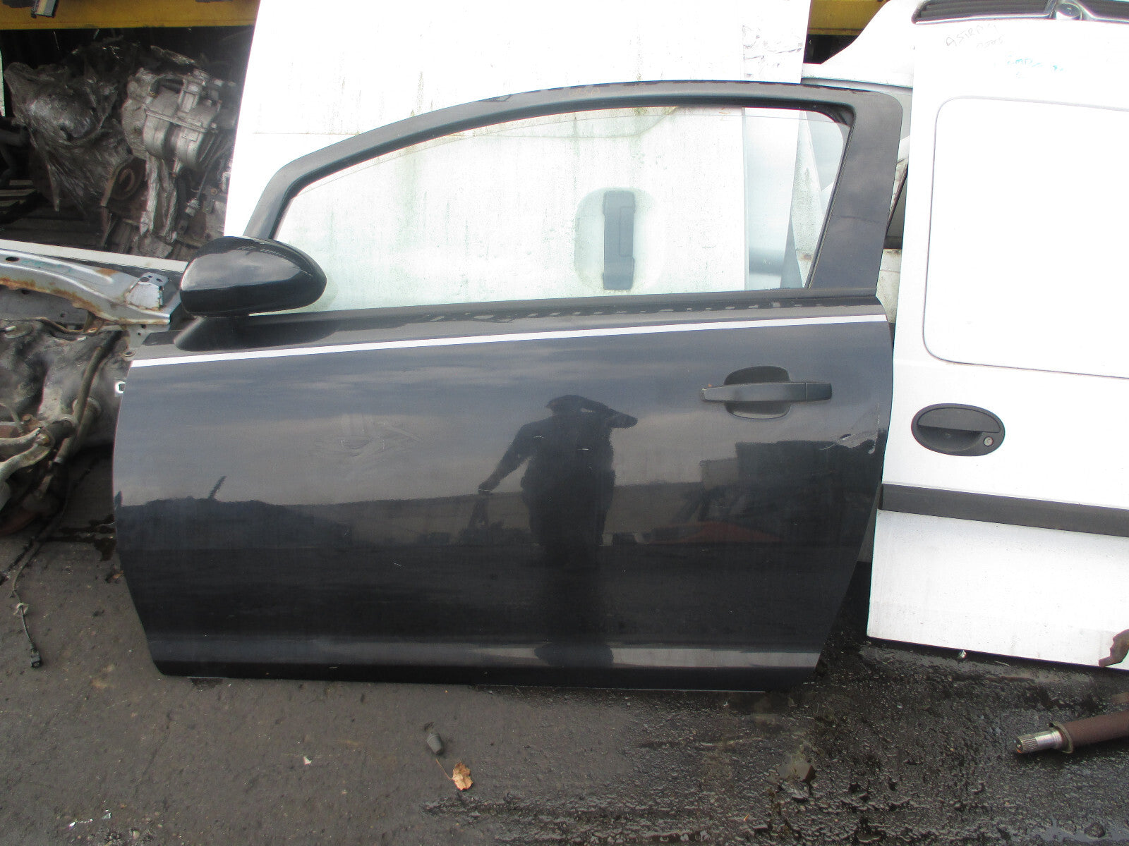 VAUXHALL CORSA D 2010 3 DOOR NS PASSENGER SIDE DOOR WING MIRROR BLACK