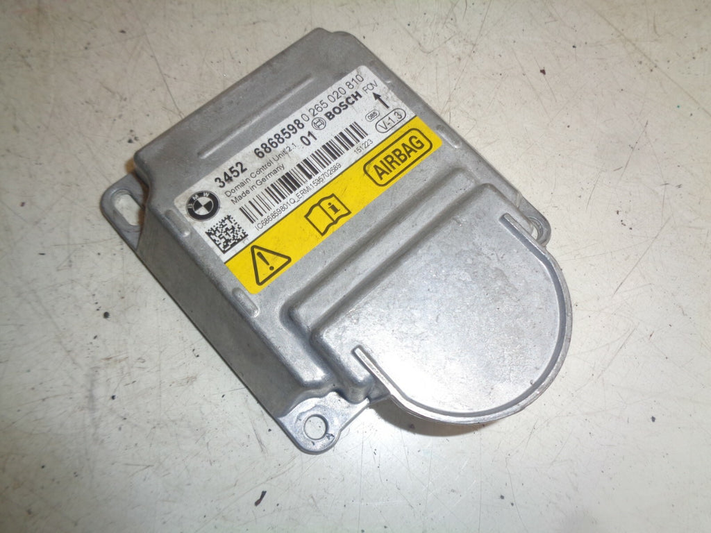 BMW 3 SERIES F30 2015 AIRBAG CONTROL MODULE ECU 6868598
