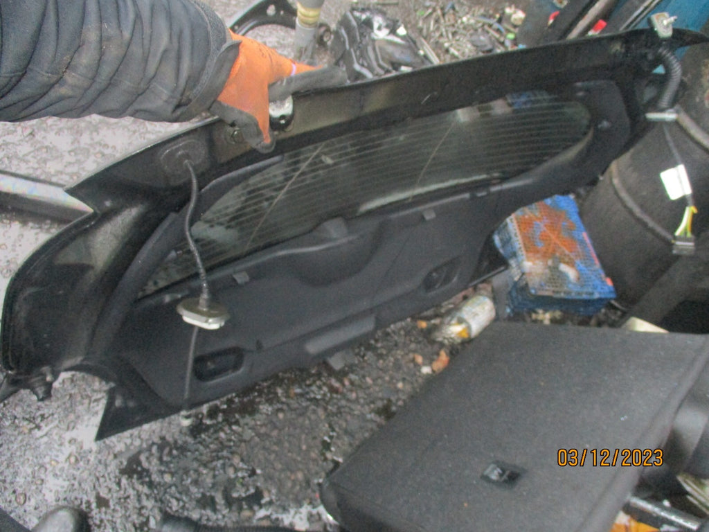 PEUGEOT 208 2017 3 DOOR BARE TAILGATE BOOTLID BLACK KTV