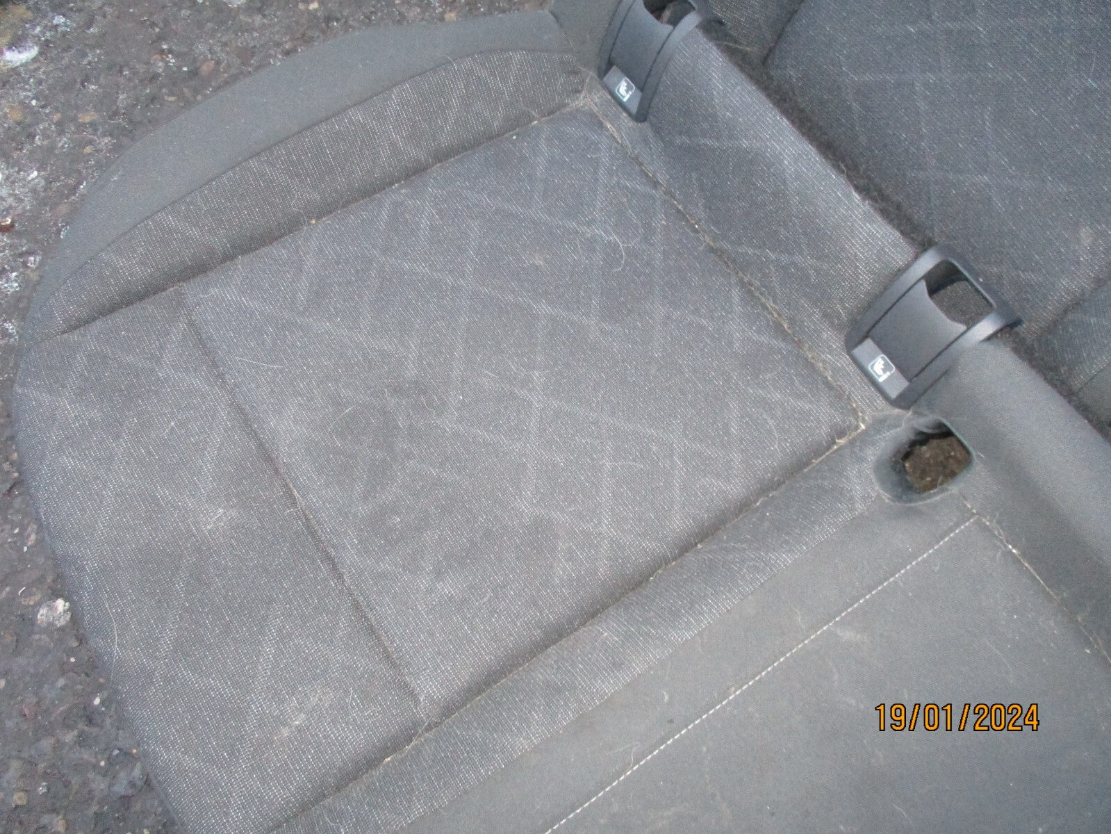 2023 VW VOLKSWAGEN GOLF MK8 ESTATE REAR COMPLETE SEAT BASE & BENCH FABRIC