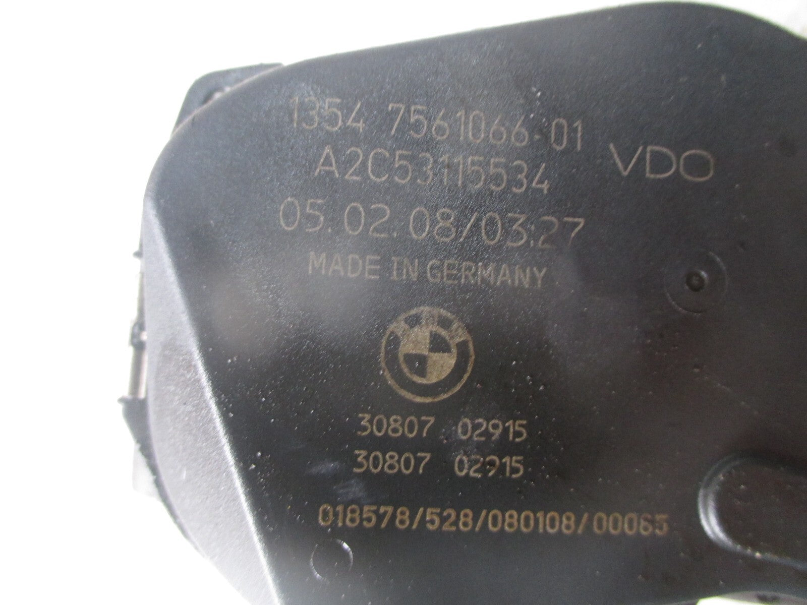 2009 BMW 3 SERIES E90 THROTTLE CONNECTER 1354756106601