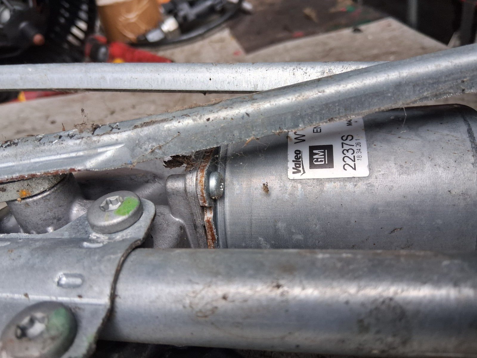 2017 VAUXHALL CORSA E FRONT WINDSCREEN WIPER MOTOR & LINKAGE 13432686