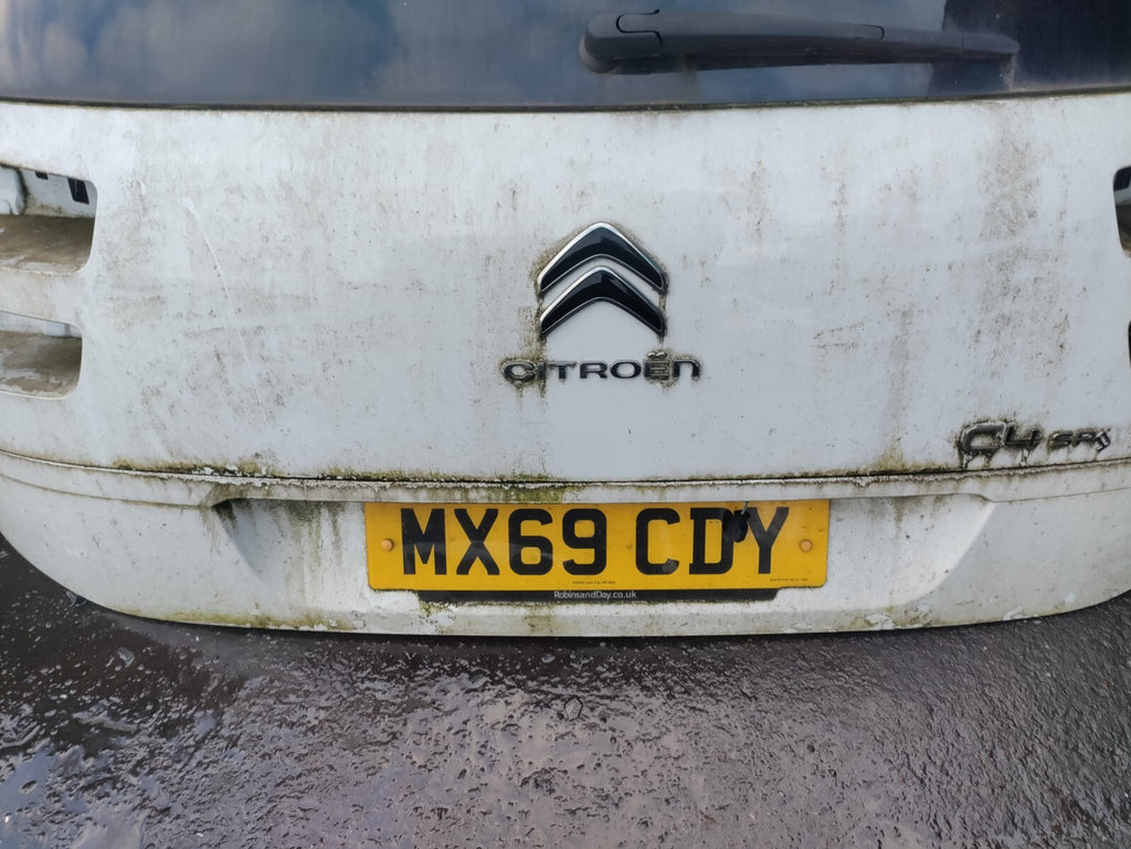 2019 CITROEN C4 GRAND SPACETOURER BARE TAILGATE BOOTLID WHITE