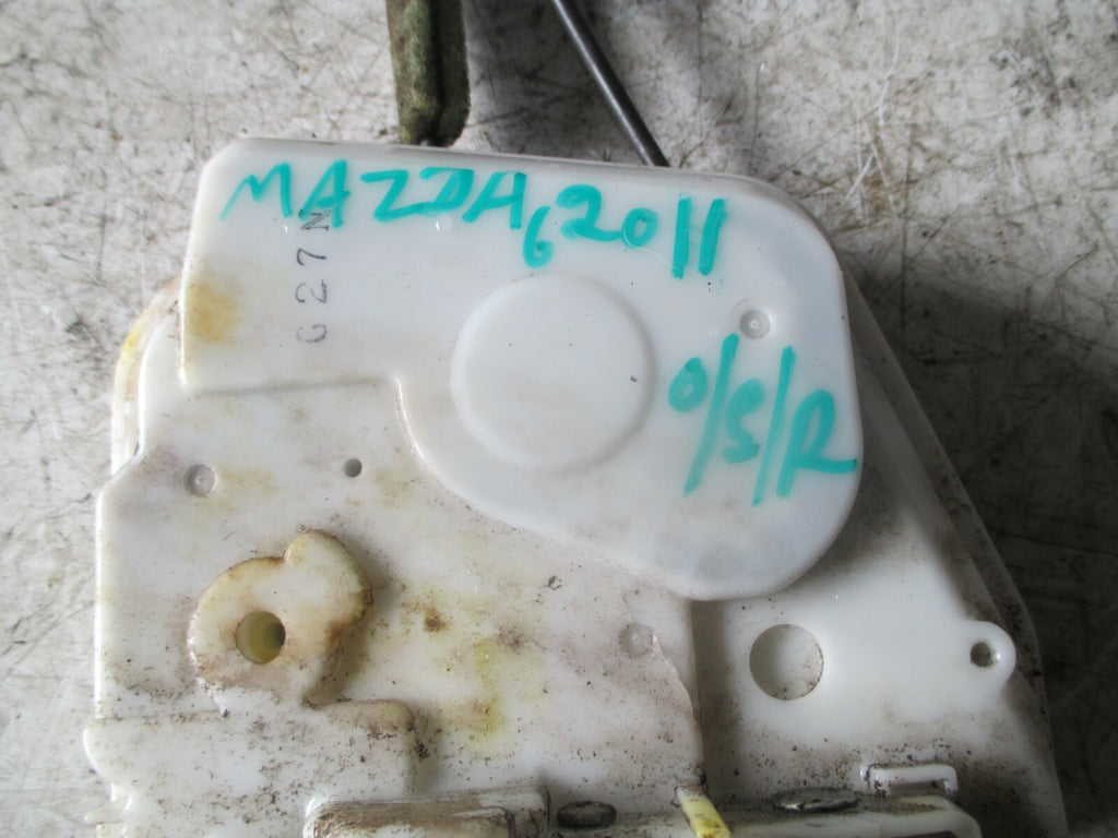 MAZDA 6 2011 MK2 OSR REAR DRIVER SIDE DOOR LOCK MECHANISM
