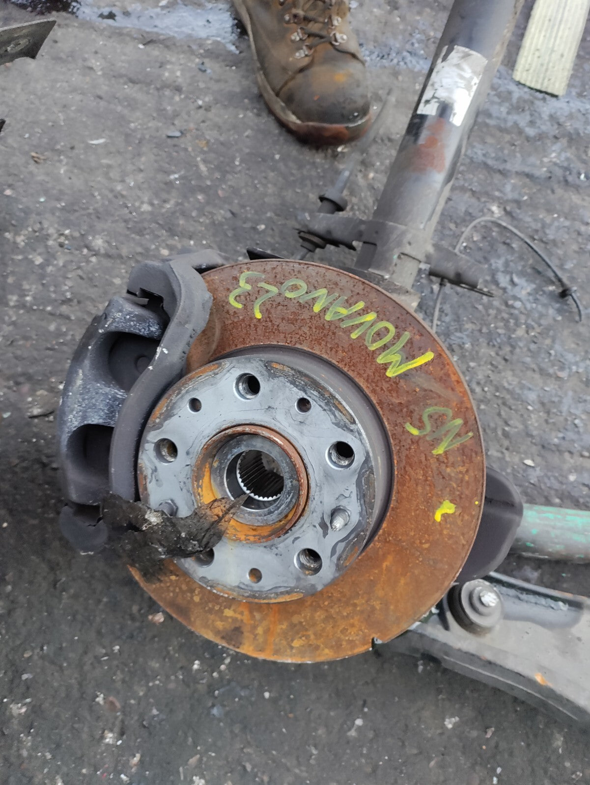 2023 VAUXHALL MOVANO C MK3 2.2 DIESEL NSF PASSENGER SIDE HUB WISHBONE CALIPER
