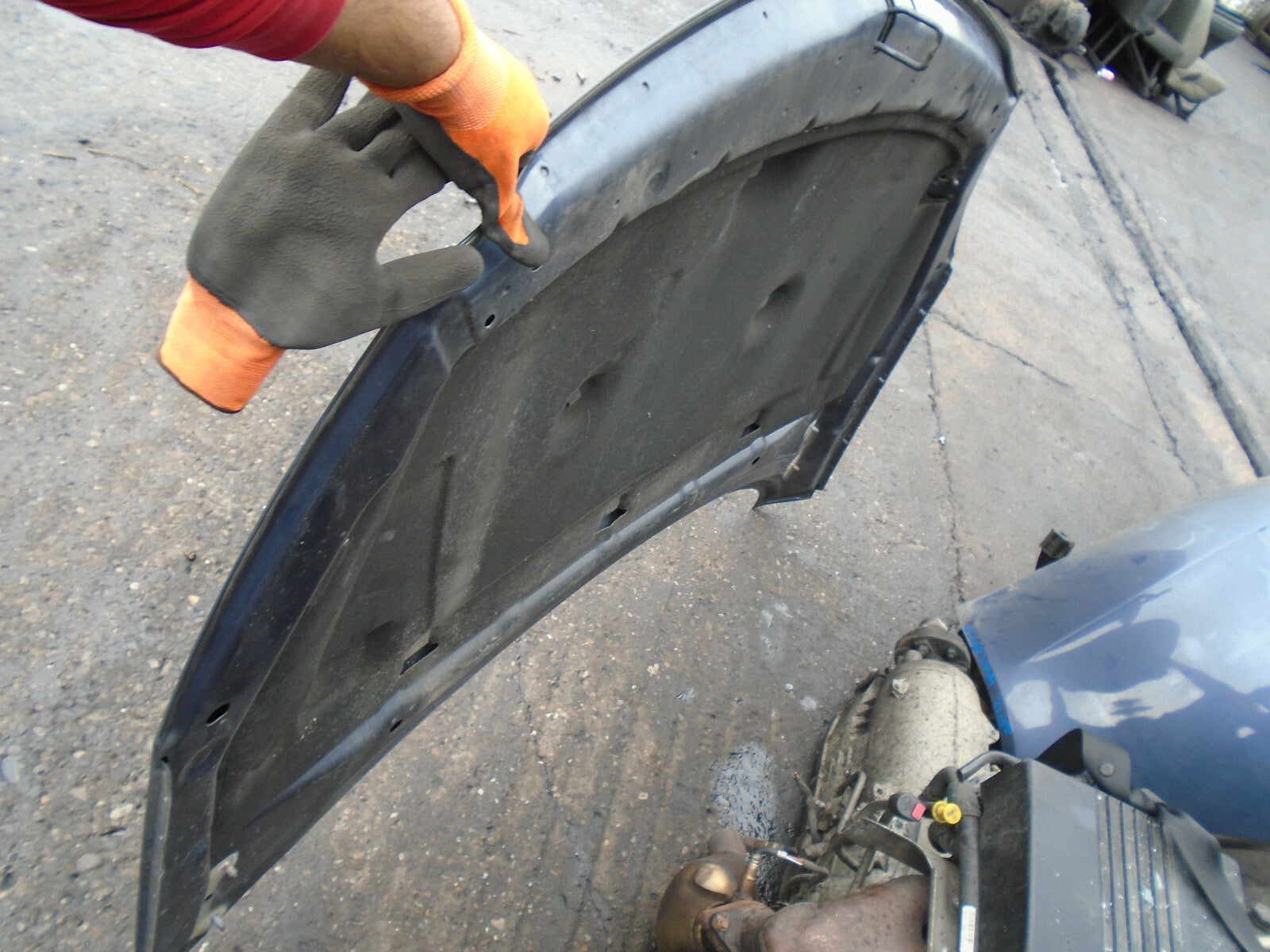 VAUXHALL INSIGNIA A 2011 FRONT COMPLETE BONNET HOOD BLUE GREY