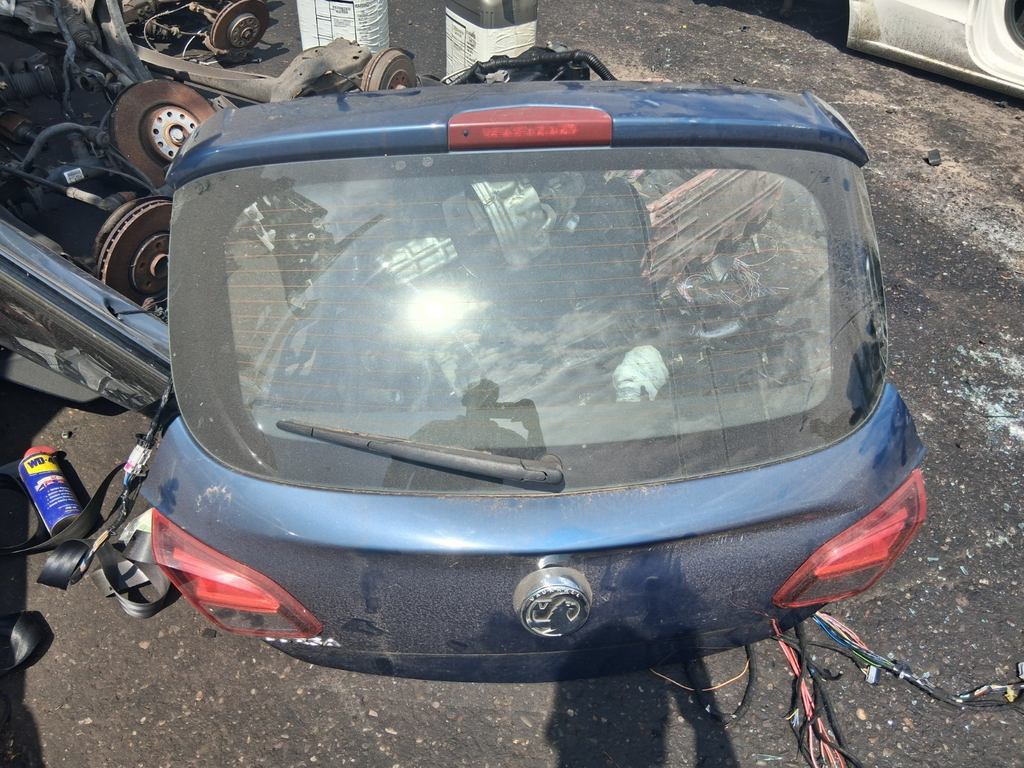 2017 VAUXHALL CORSA E BARE REAR TAILGATE BOOTLID BLUE