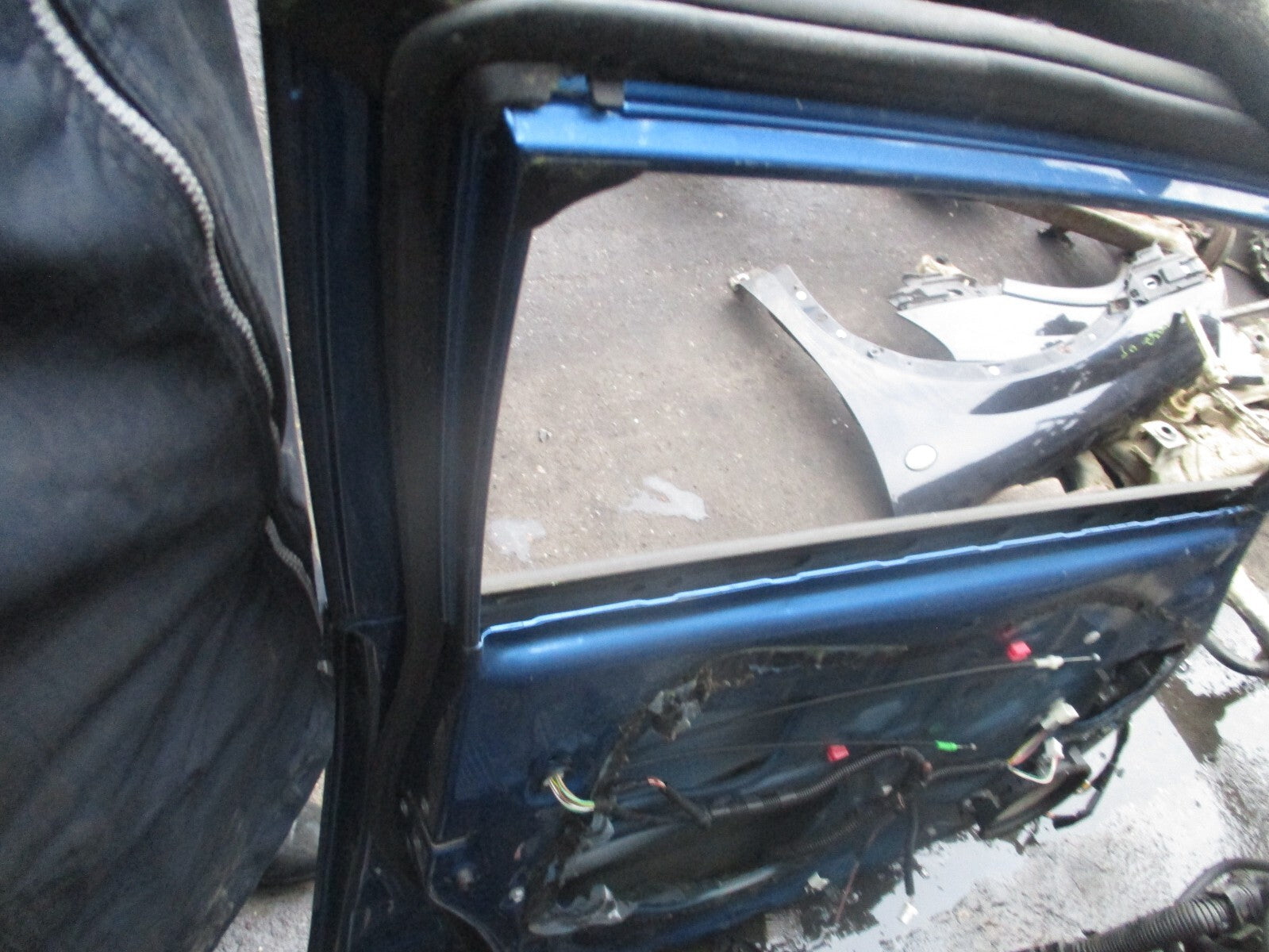 TOYOTA VERSO 2013 NSF PASSENGER SIDE FRONT BARE DOOR BLUE