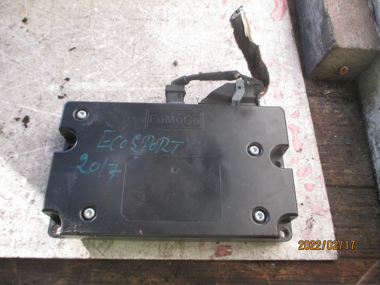FORD ECOSPORT 2016 BLUETOOTH CONTROL MODULE UNIT E1BT14D212NA