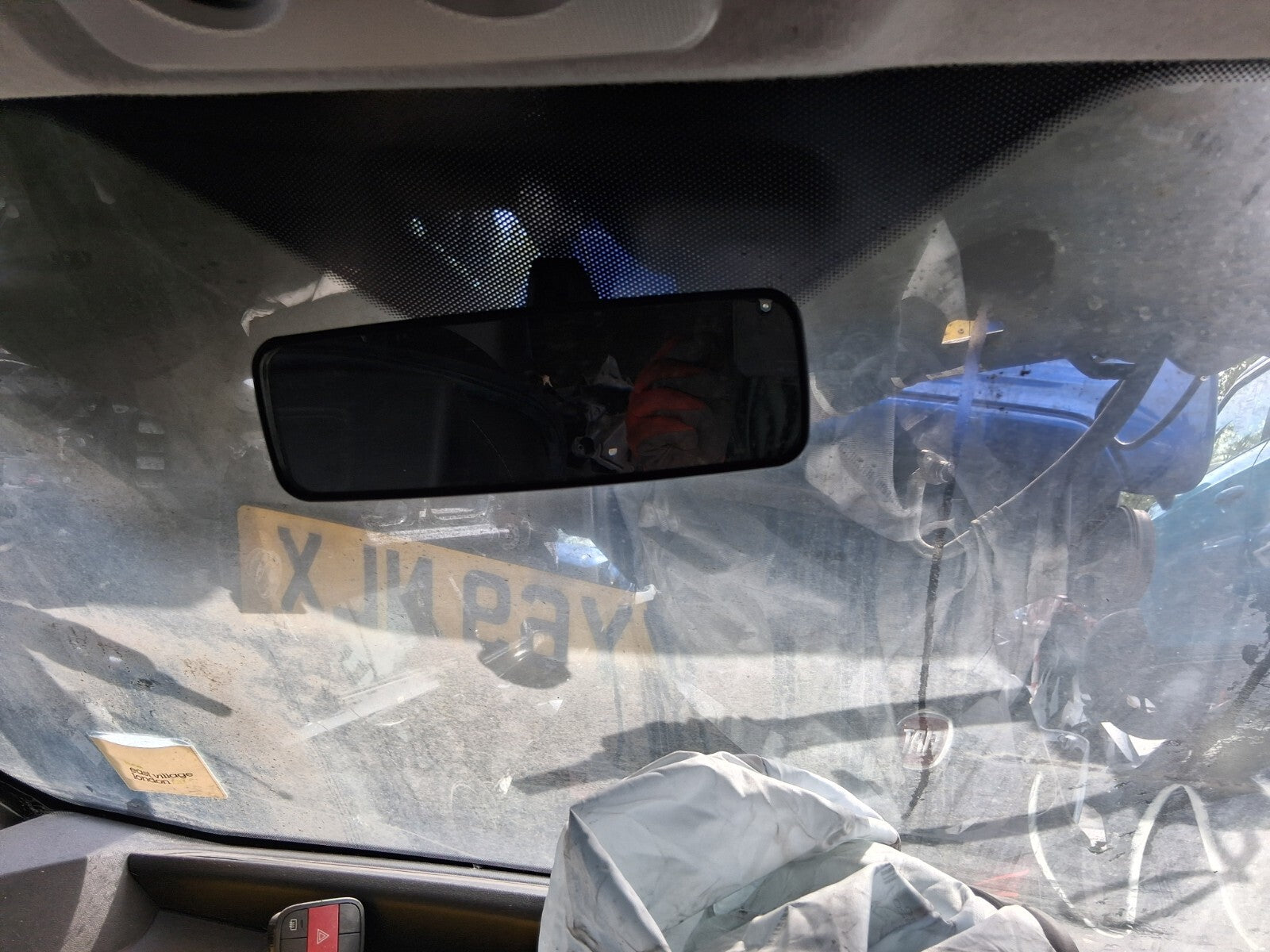 2019 FIAT FIORINO QUBO INTERIOR REAR VIEW MIRROR