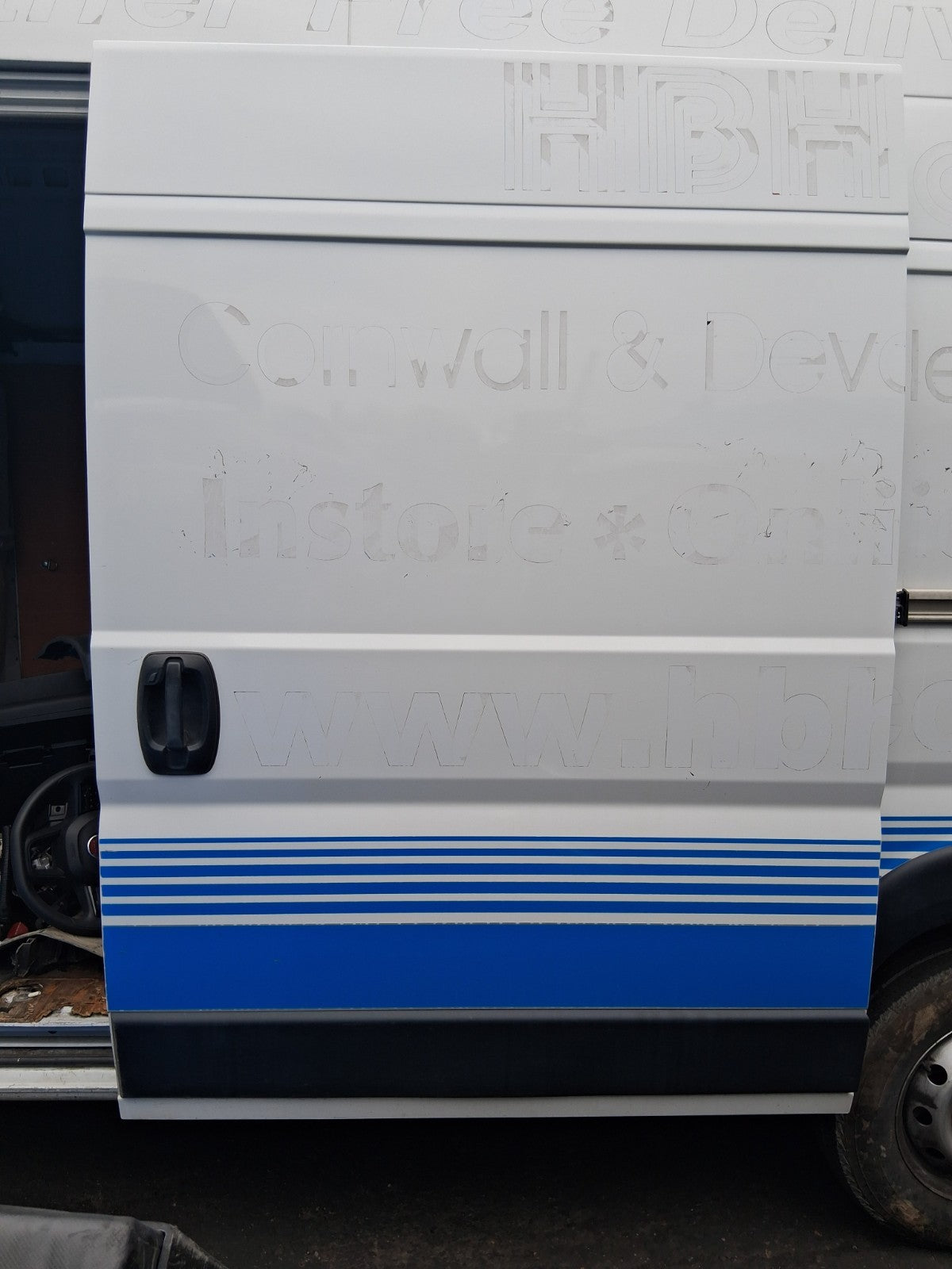 2023 FIAT DUCATO MK3 EXTRA HIGH ROOF NSR PASSENGER SIDE SLIDING DOOR BARE WHITE