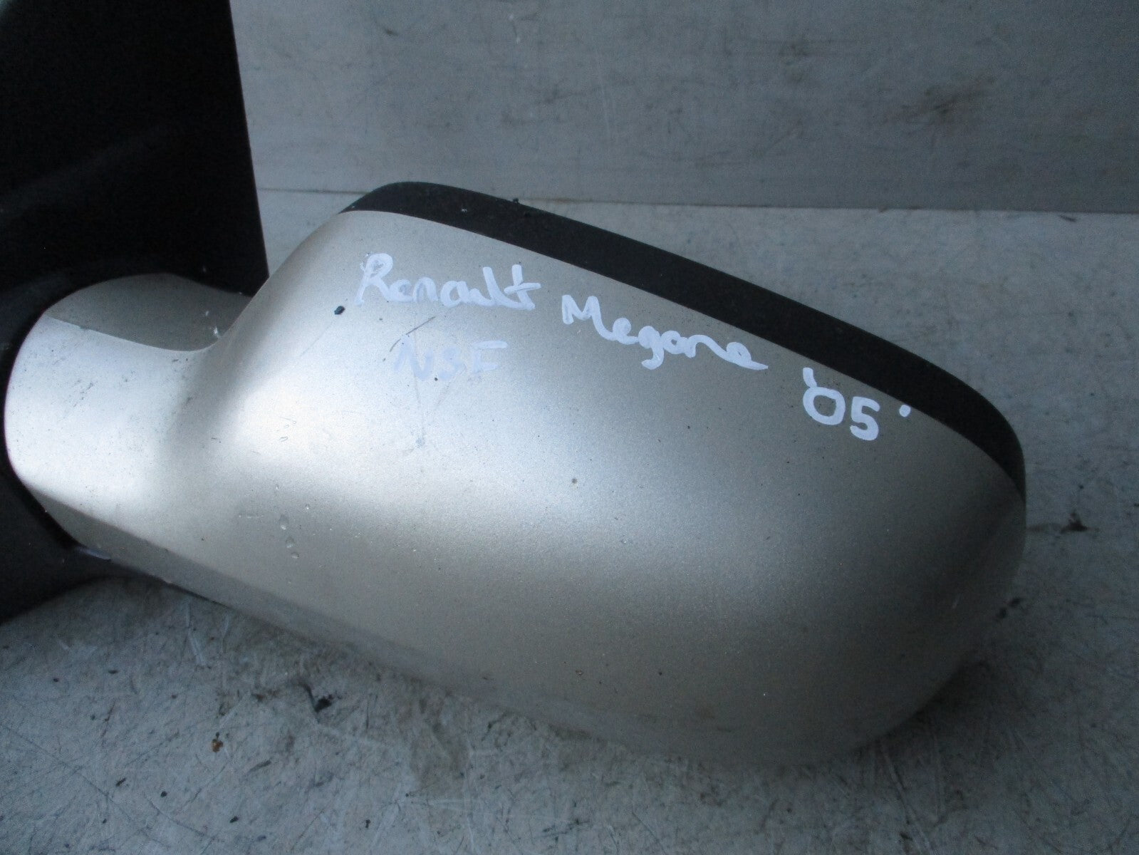 RENAULT MEGANE 2007 MK2 NSF FRONT PASSENGER SIDE WING MIRROR