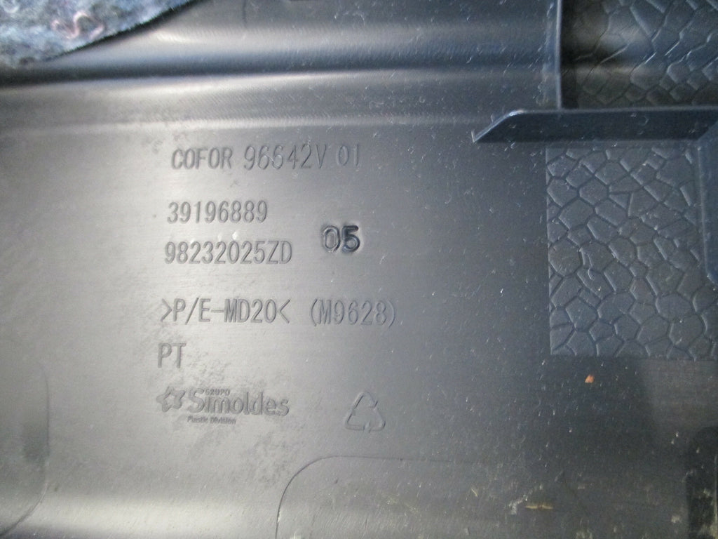VAUXHALL CORSA F 2020 REAR LOWER TAILGATE BOOTLID BACK DOOR TRIM 98232025ZD