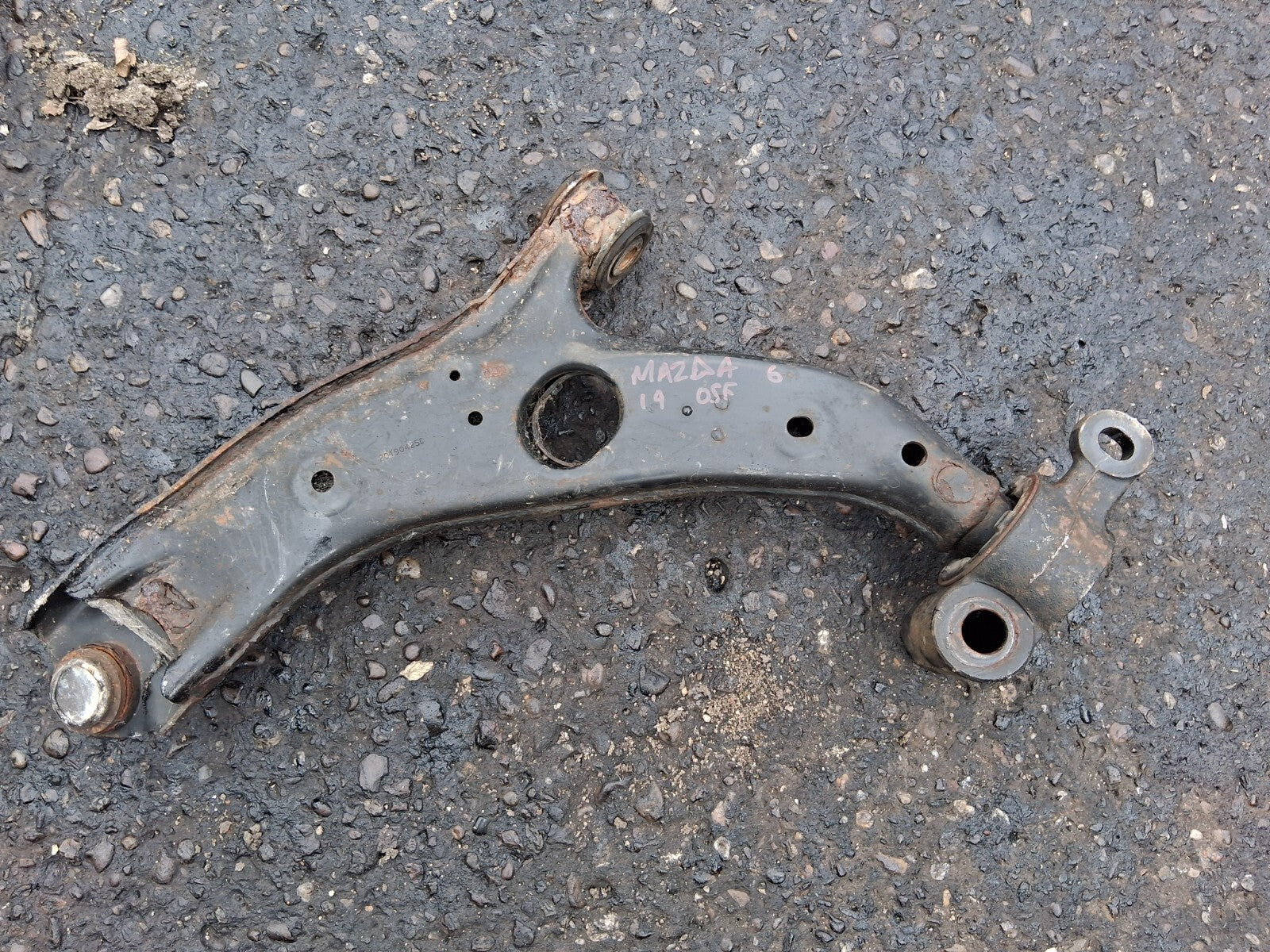 2019 MAZDA 6 MK3 OSF DRIVER SIDE FRONT LOWER CONTROL ARM WISH BONE 20190425D