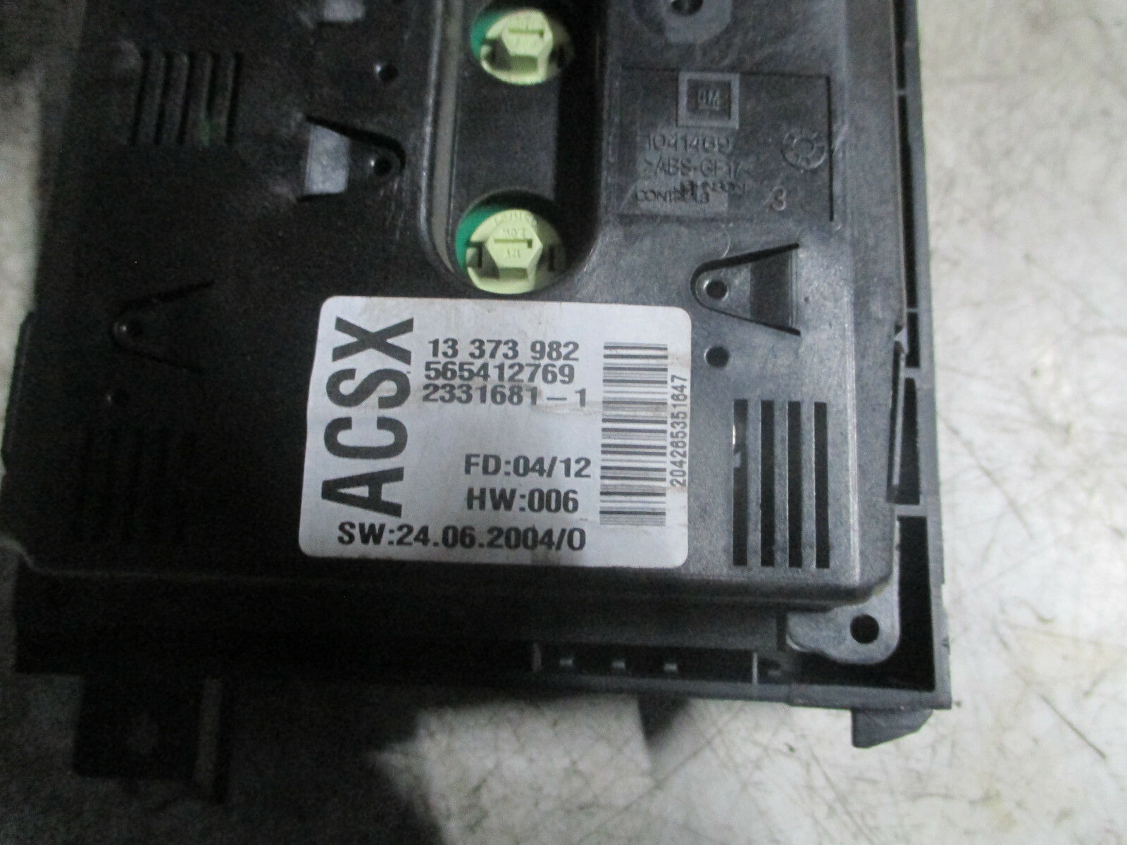 VAUXHALL ASTRA H 2012 DIGITAL DASHBOARD DISPLAY SCREEN 13373982