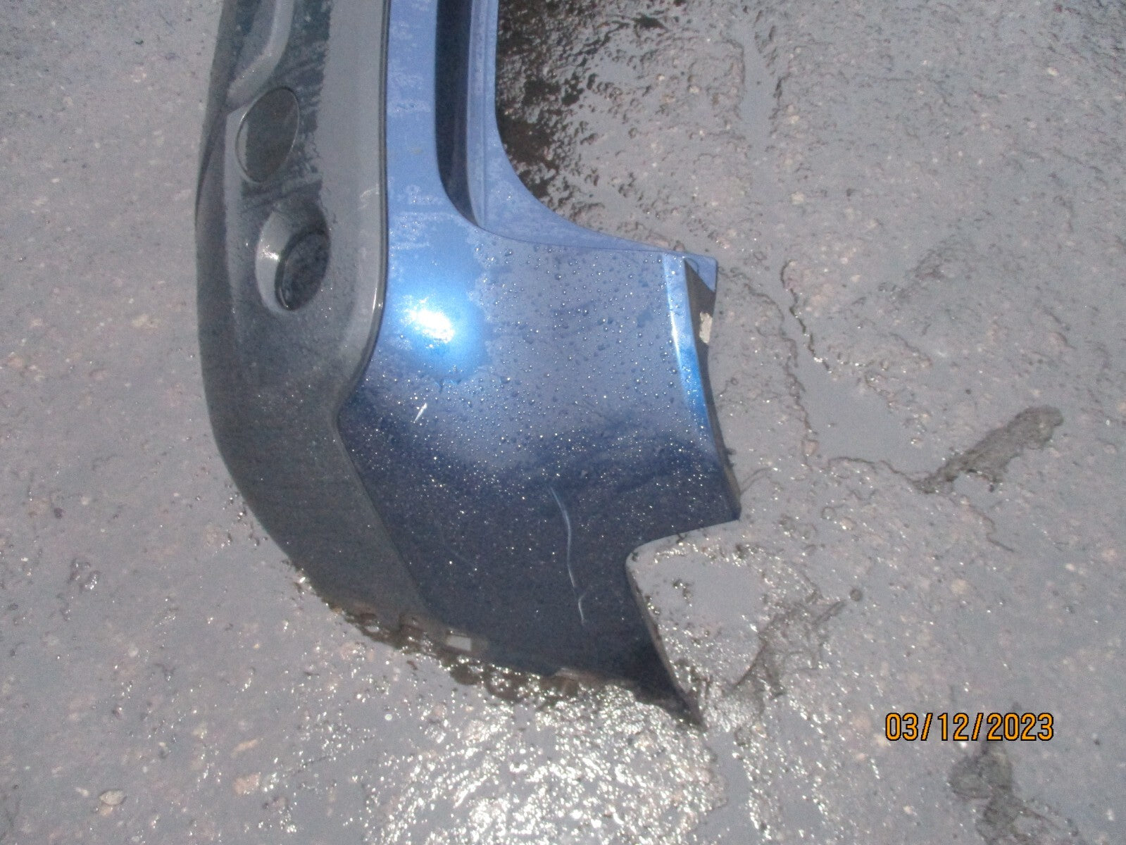 2009 NISSAN QASHQAI J10 REAR COMPLETE BUMPER BLUE