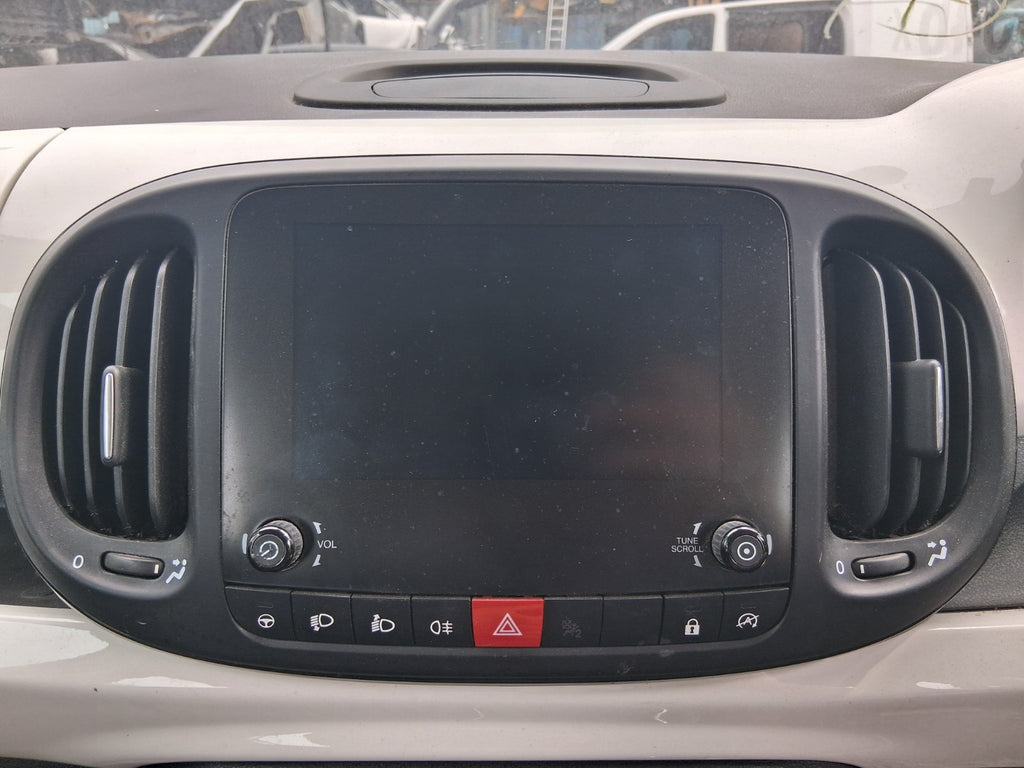 2019 FIAT 500L HATCH RADIO SCREEN DISPLAY TOUCH SAT NAV HEAD UNIT NO CODE