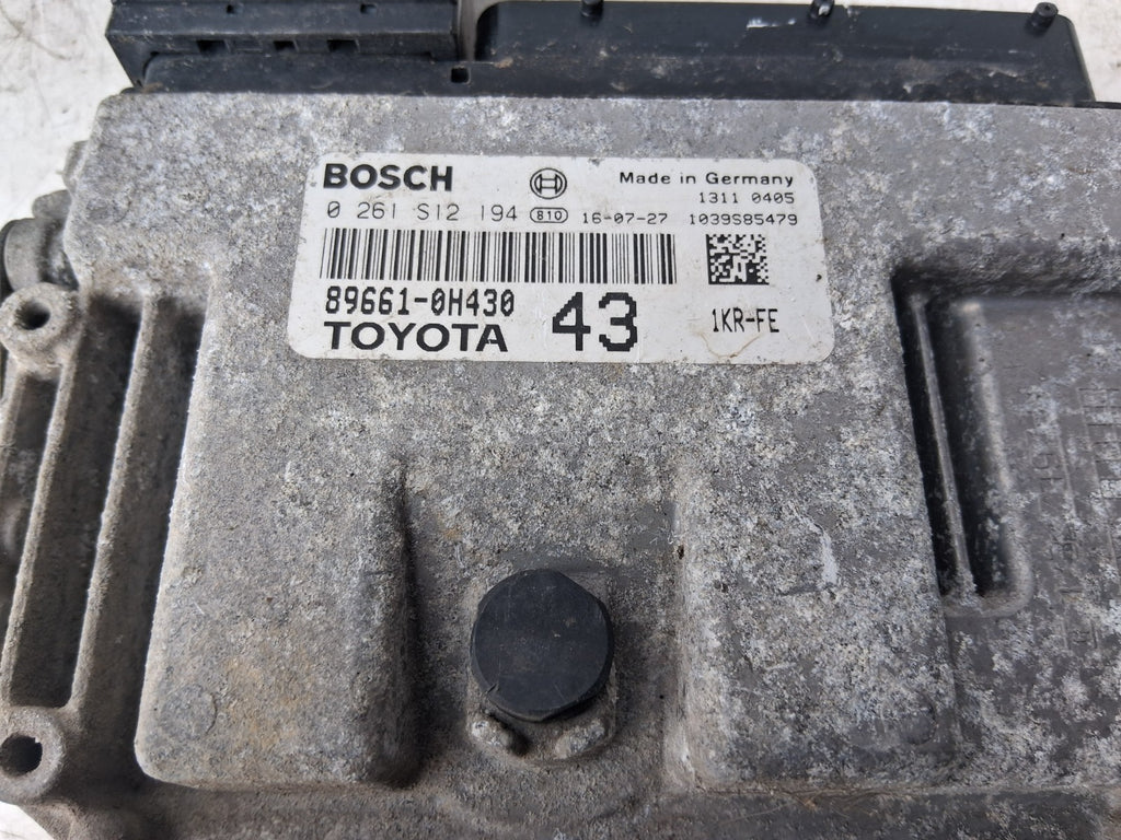 TOYOYA AYGO 2020 1.0 PETROL ECU ENGINE CONTROL UNIT 896610H430