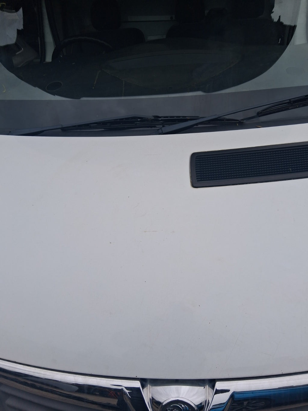 2014 VAUXHALL VIVARO MK1 FRONT BONNET HOOD PANEL WHITE