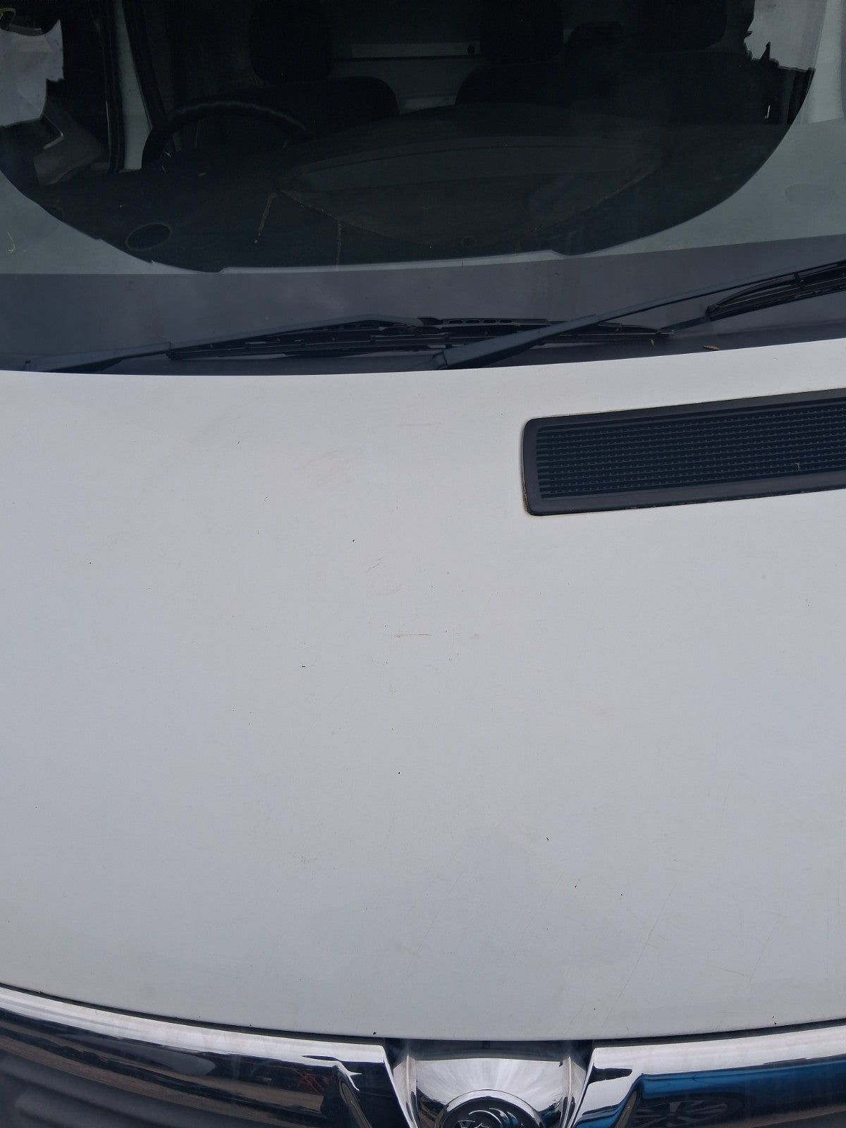 2014 VAUXHALL VIVARO MK1 FRONT BONNET HOOD PANEL WHITE
