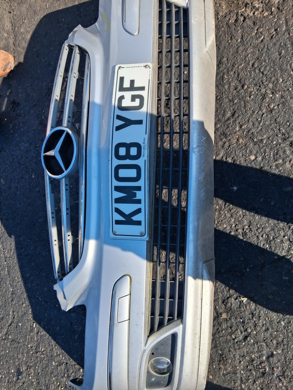 2008 MERCEDES B CLASS W245 FRONT COMPLETE BUMPER BADGE GRILL FOG LIGHTS SILVER