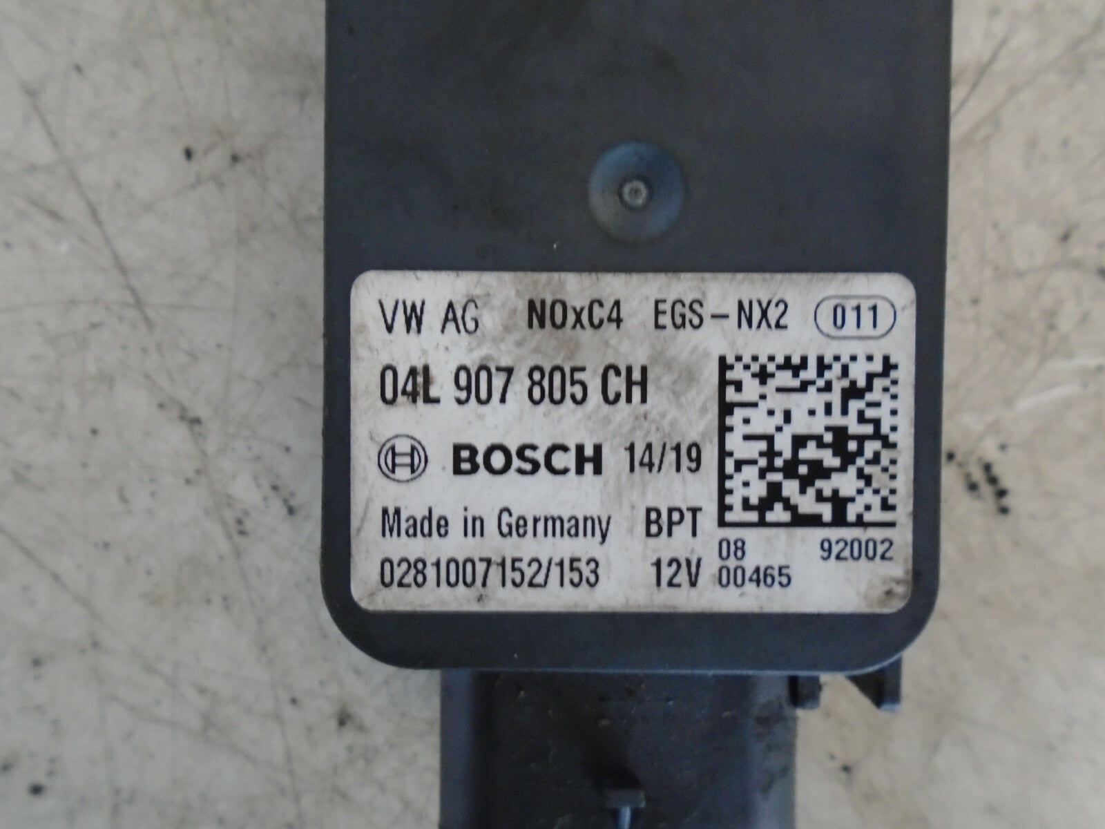 VOLKSWAGEN TIGUAN 2019 TDI 2.0 LAMBDA OXYGEN SENSOR 04L907805CH