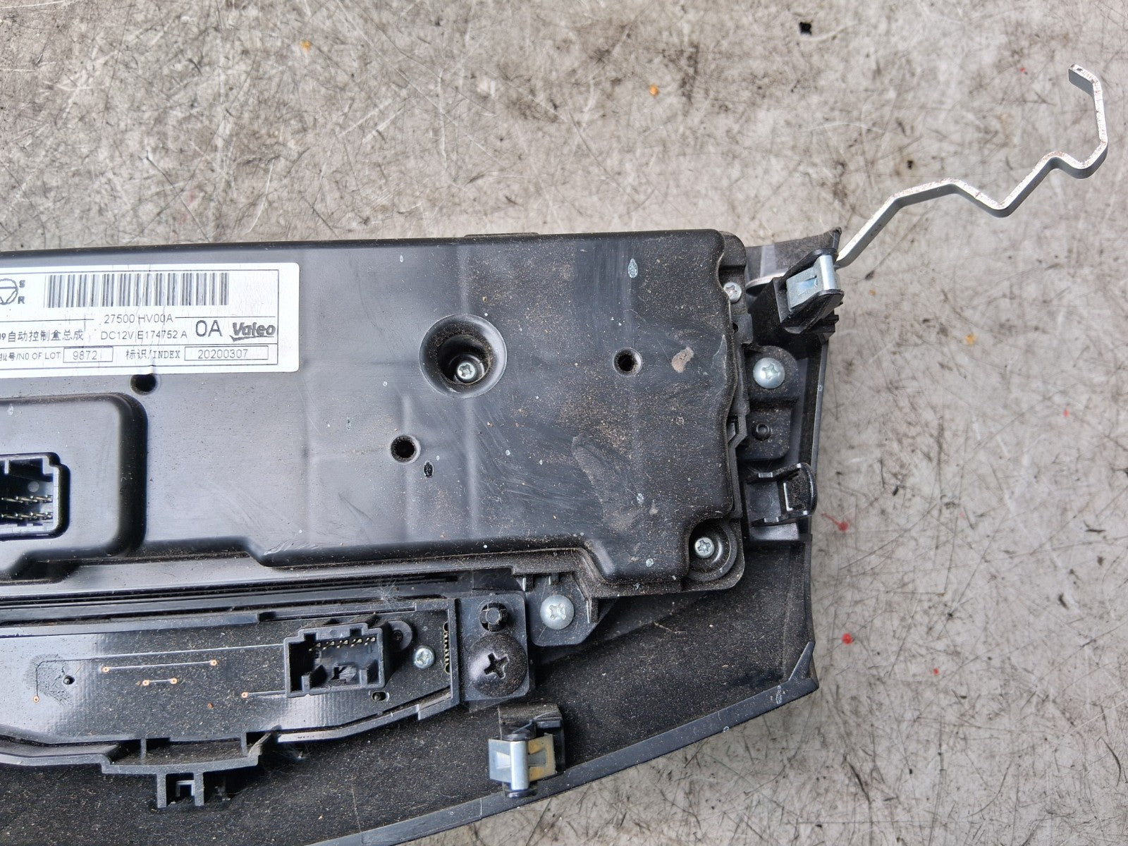 2020 NISSAN QASHQAI J11 MK2 AC HEATER CLIMATE CONTROL SWITCH PANEL 27500HV00A