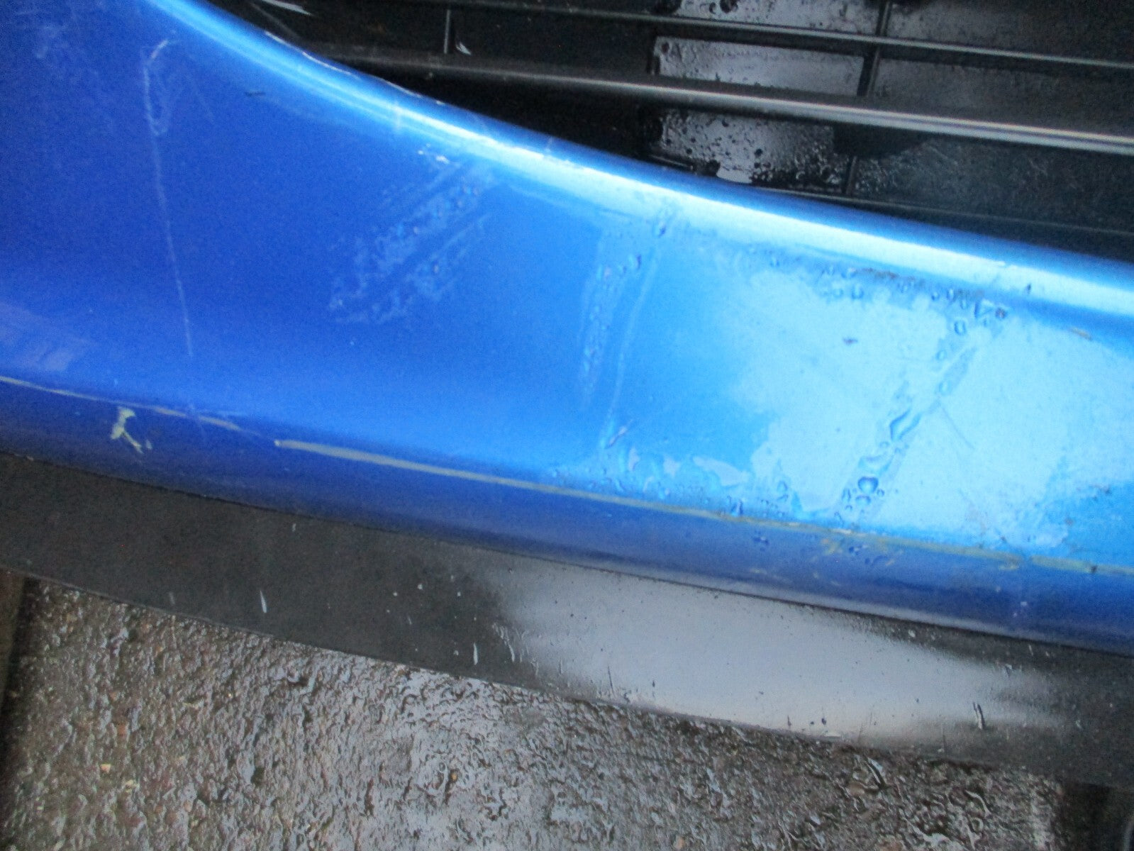 PEUGEOT 307 MK1 2003 REAR COMPLETE FRONT BUMPER BLUE