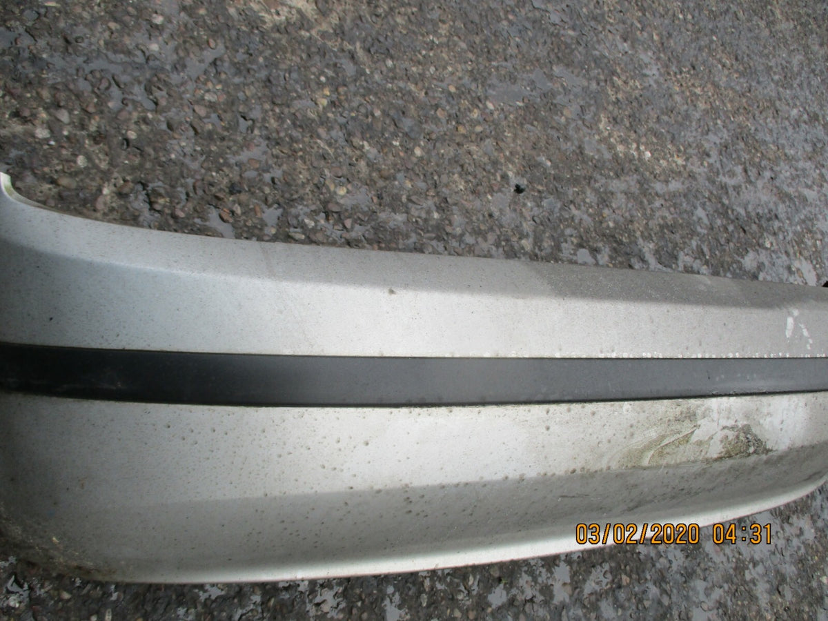 SKODA FABIA 6Y 2006 COMPLETE REAR BACK PLASTIC BUMPER SILVER GREY