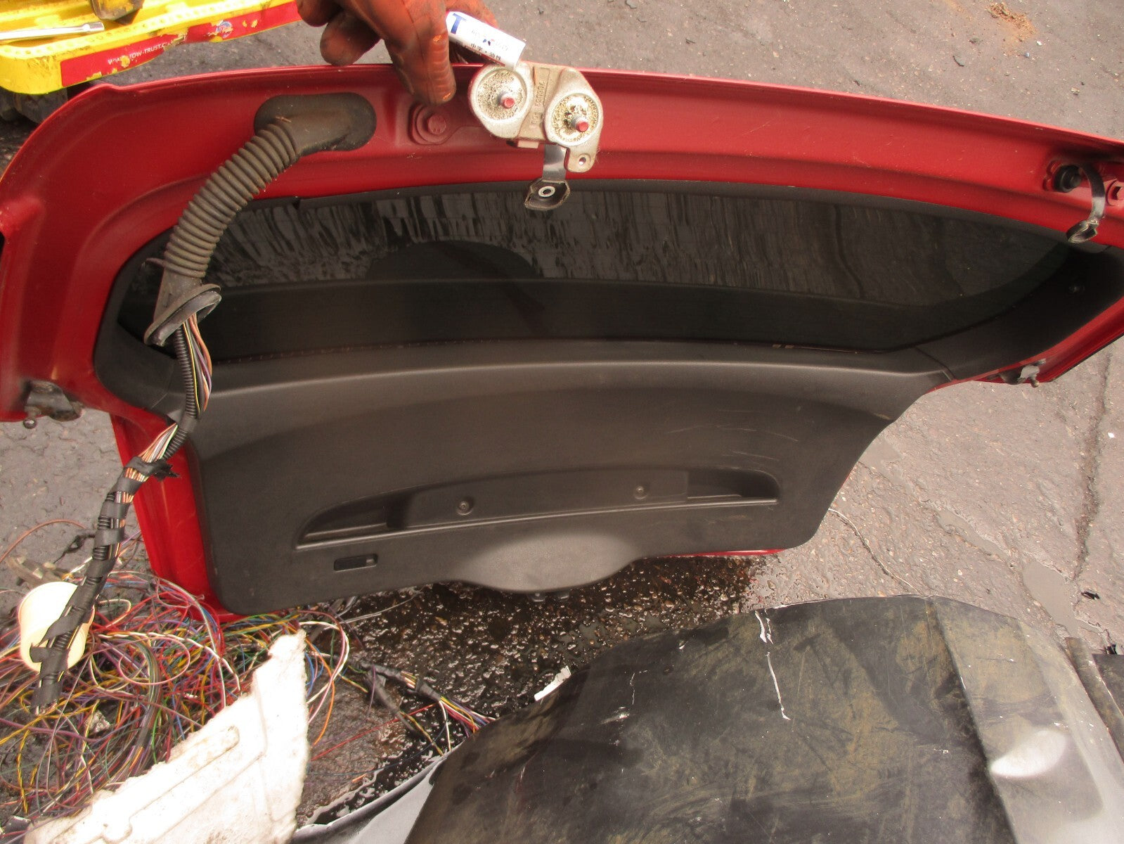2009 BMW 1 SERIES E82 118D HATCHBACK REAR BOOTLID TAILGATE CRIMSON RED A61