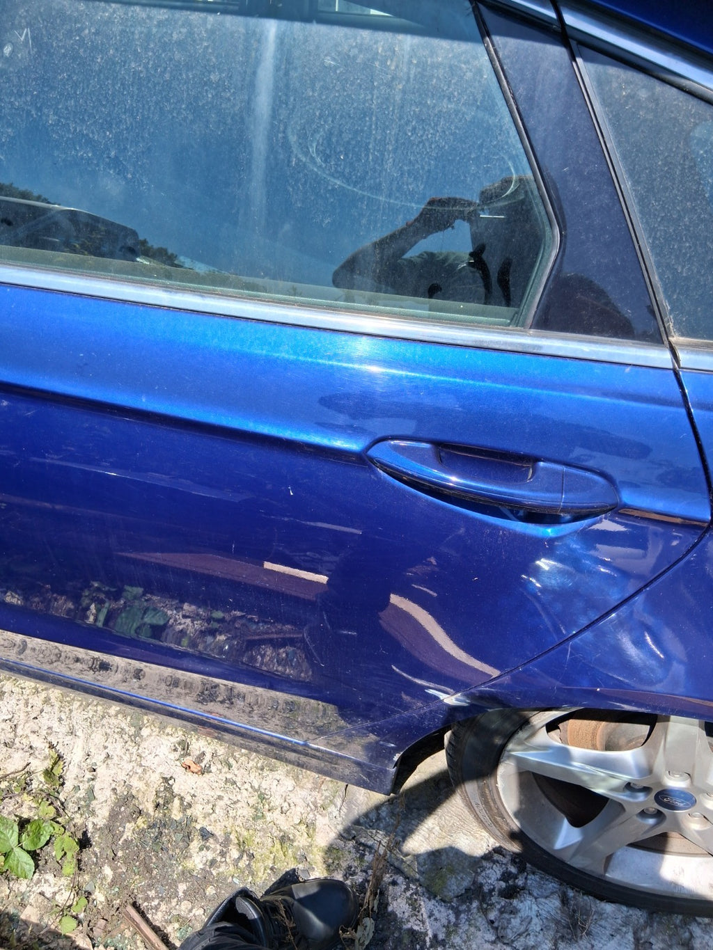 2016 FORD MONDEO MK5 HATCHBACK NSR PASSENGER SIDE REAR BARE DOOR BLUE LD