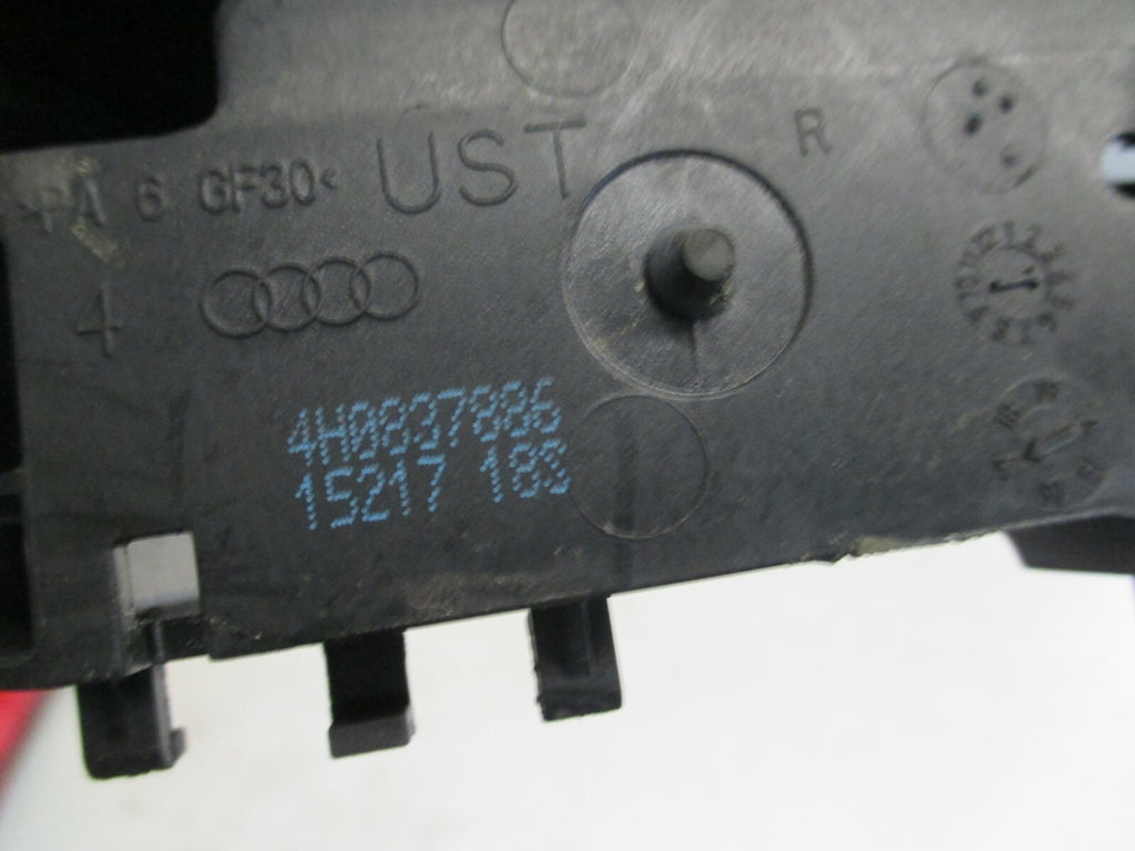 AUDI A6 2017 C7 OSR REAR DRIVER SIDE EXTERIOR DOOR HANDLE 4H0837886