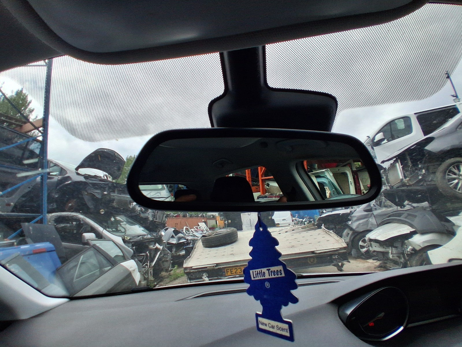 2014 PEUGEOT 308 MK2 FRONT INTERIOR REAR VIEW MIRROR