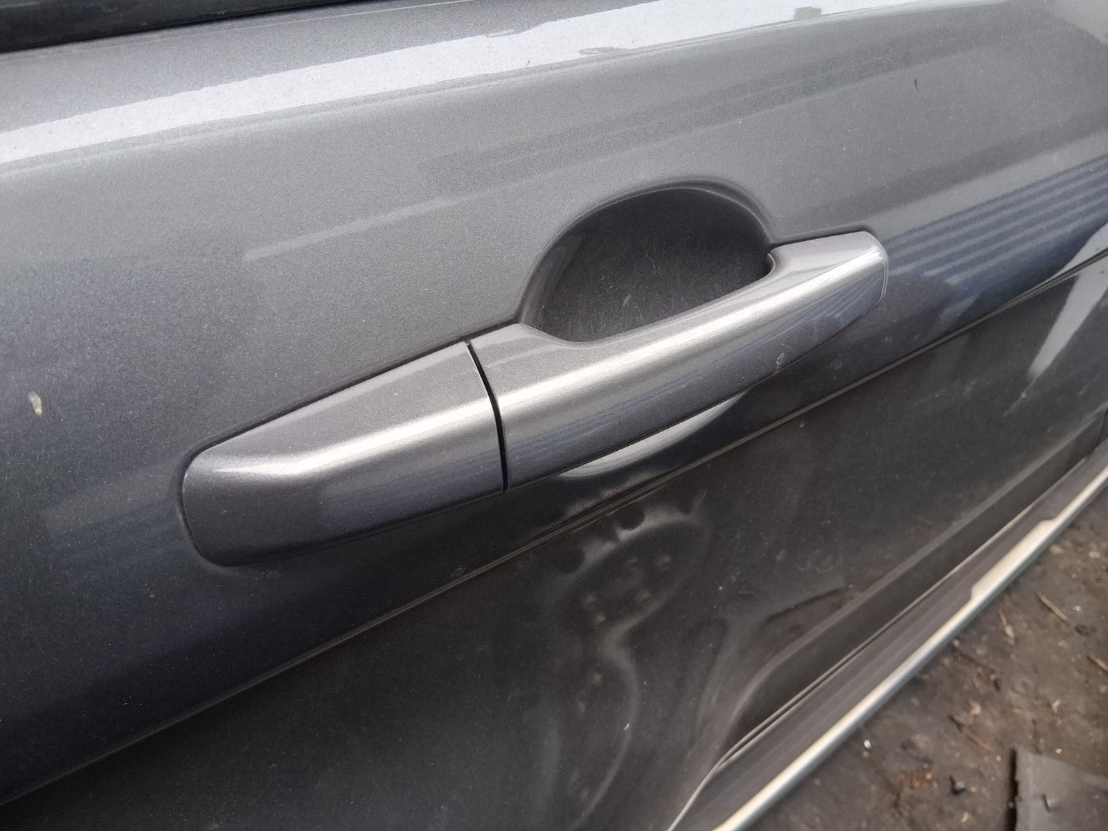 2016 RANGE ROVER EVOQUE L538 DRIVER SIDE REAR EXTERIOR DOOR HANDLE GREY LRC 863