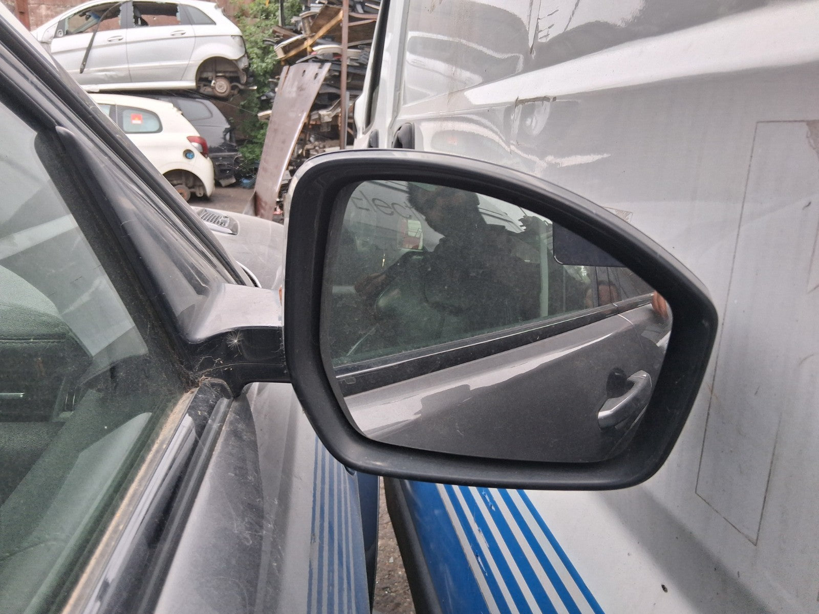2016 RANGE ROVER EVOQUE L538 FACELIFT DRIVER SIDE FRONT MANUALFOLD WING MIRROR