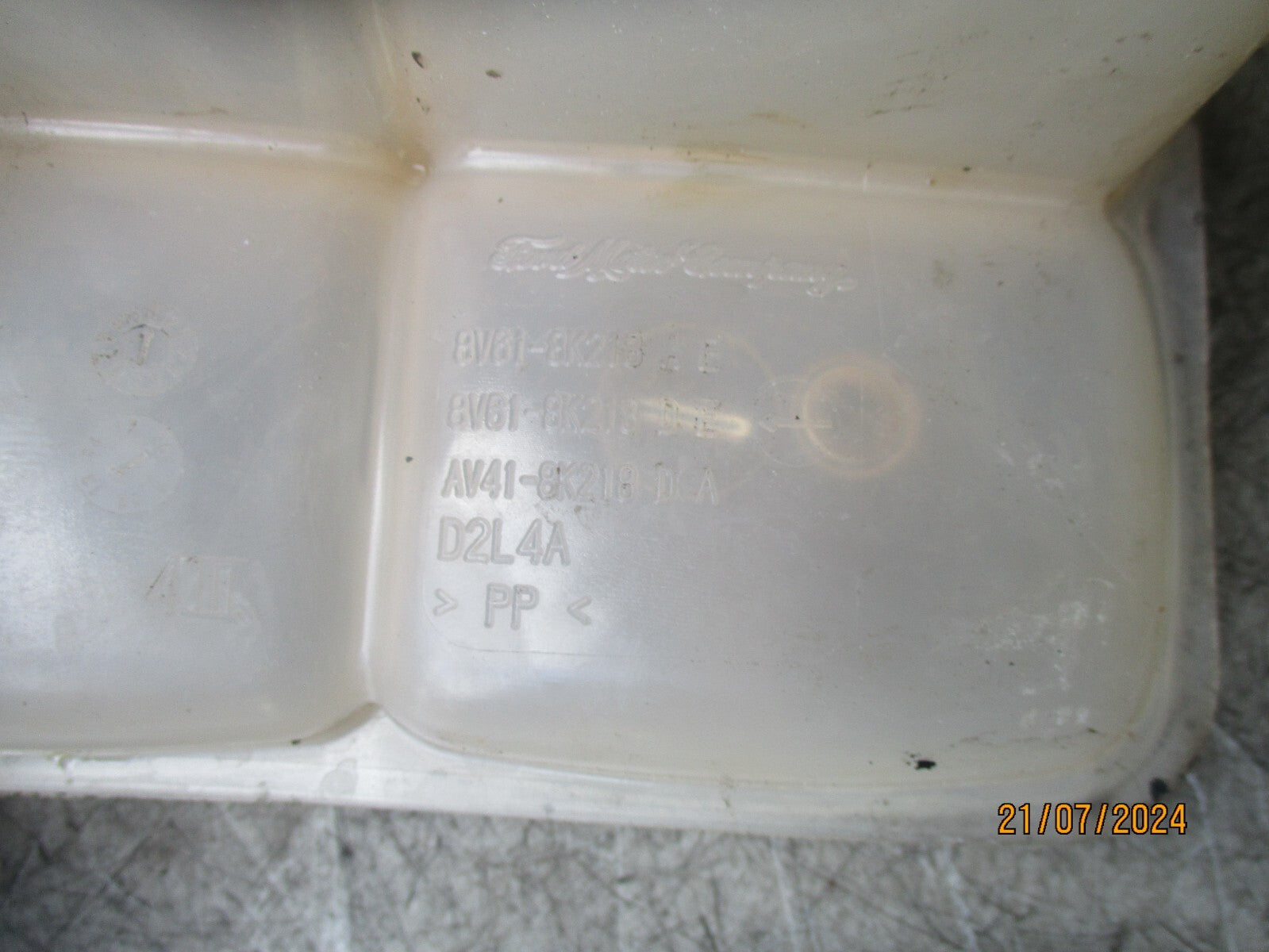 2014 FORD KUGA MK2 COOLANT WATER OVERFLOW TANK