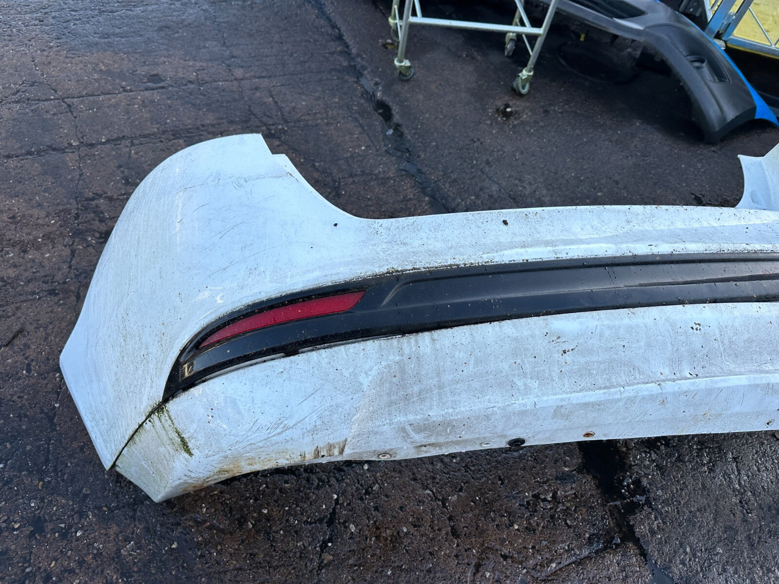 FORD MONDEO MK5 2016 REAR COMPLETE BUMPER WHITE