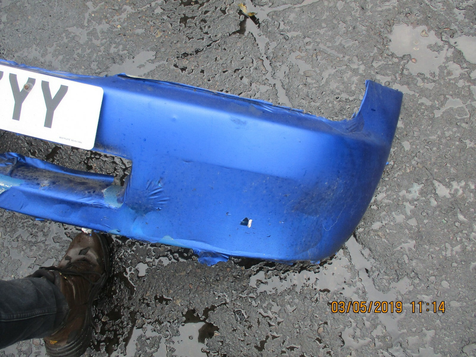 BMW Z3 E36 COMPLETE FRONT BUMPER BLUE