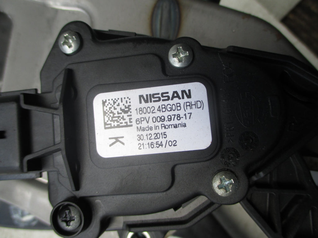 NISSAN QASHQAI MK2 J11 2016 PEDAL BOX BRAKE ACCELERATOR THROTTLE 180024BG0B