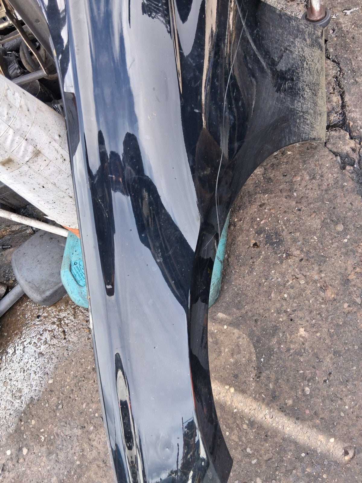 2014 BMW 3 SERIES F31 ESTATE NSF PASSENGER SIDE FRONT WING PANEL BLACK