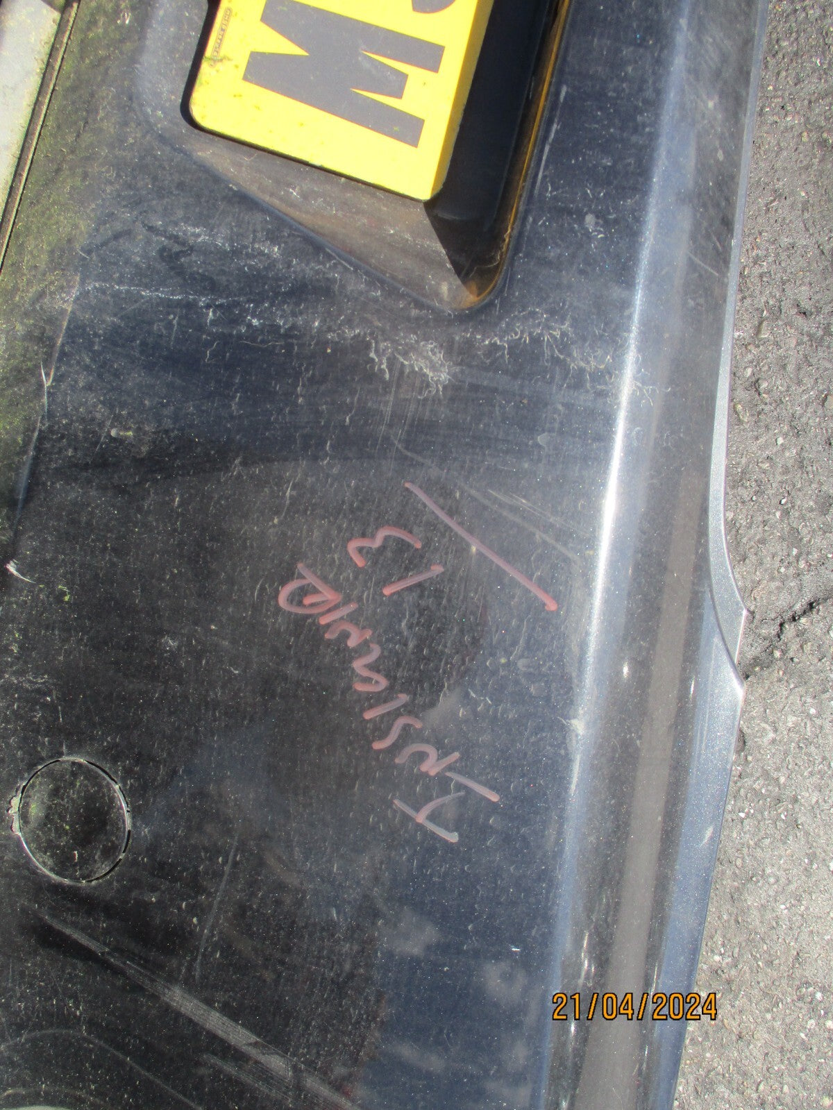 VAUXHALL INSIGNIA MK1 2013 HATCHBACK REAR BUMPER BLACK