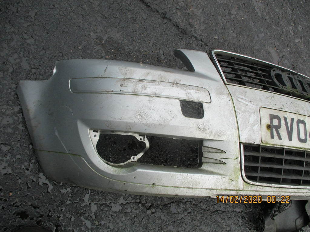 AUDI A3 8P MK2 SPORT 2004 PRE FACELIFT FRONT BUMPER SILVER