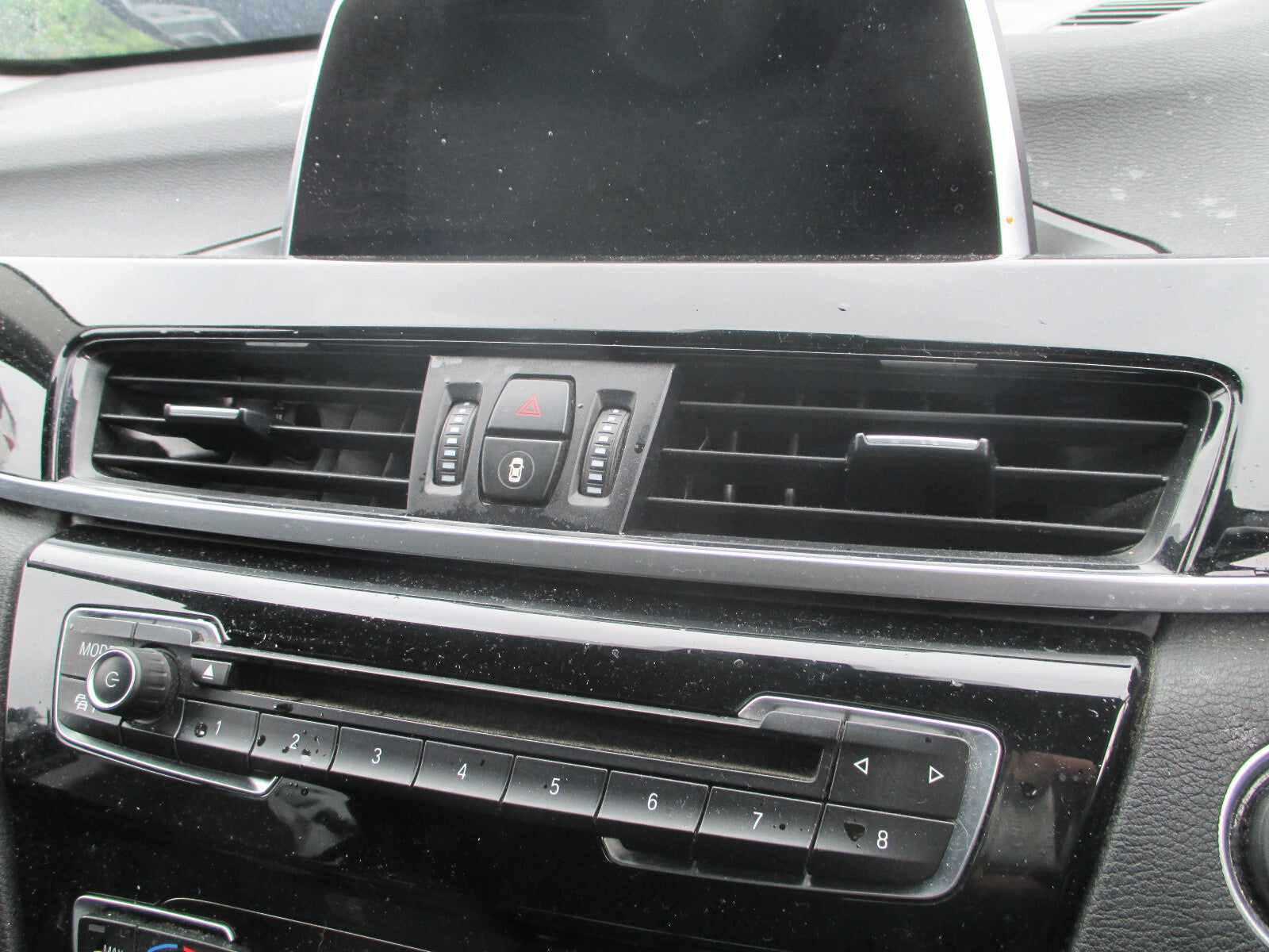 BMW X1 2018 F48 X DRIVE INTERIOR DASHBOARD MOULDING TRIM & VENTS PIANO BLACK