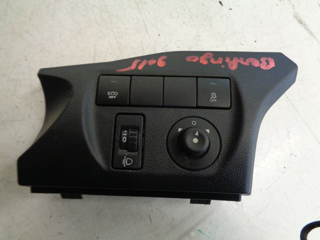 CITROEN BERLINGO MK2 2015 MIRROR CONTROL ECO OFF HEADLIGHT AIM CONTROL SWITCH