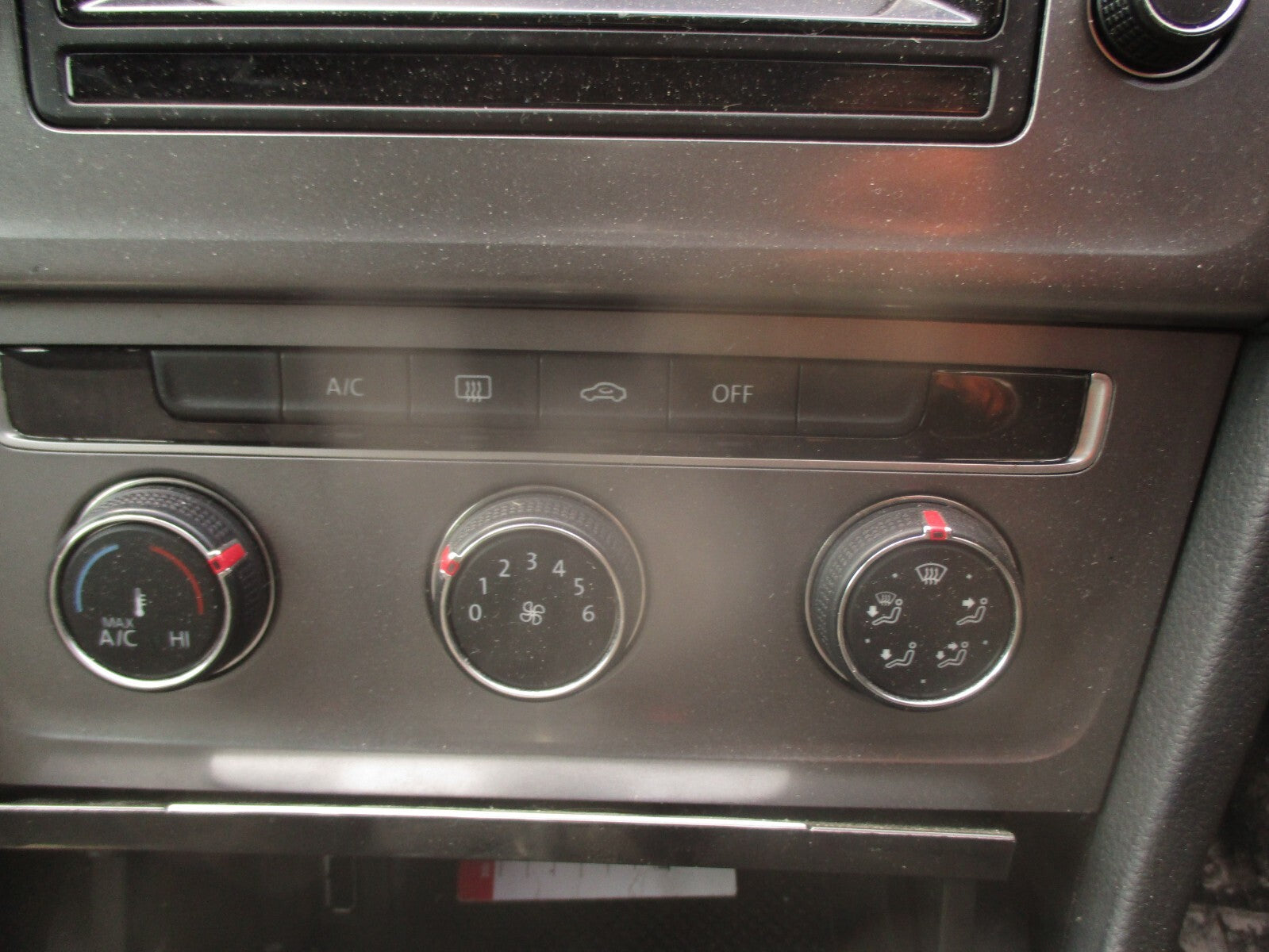 2014 VOLKSWAGEN GOLF MK7 AC AIR CON HEATER CLIMATE CONTROL SWITCH PANEL