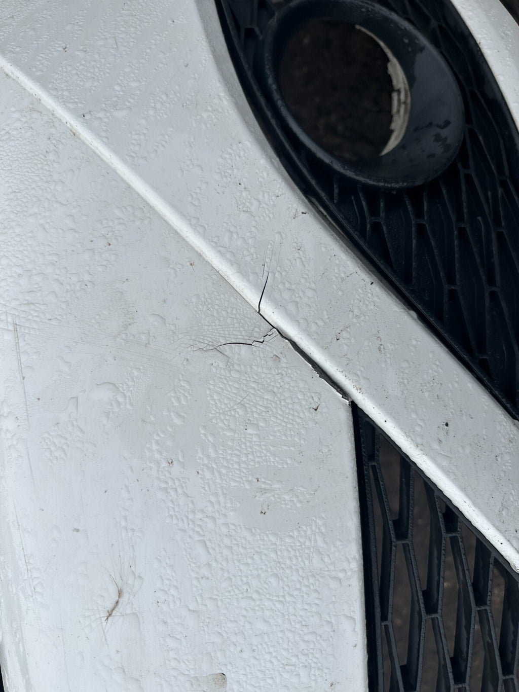 2012 SEAT IBIZA MK4 FRONT BUMPER WHITE PRE FACELIFT 6J0807221 A