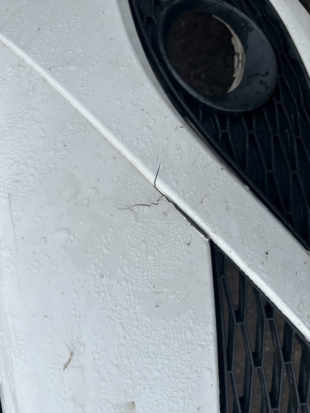 2012 SEAT IBIZA MK4 FRONT BUMPER WHITE PRE FACELIFT 6J0807221 A