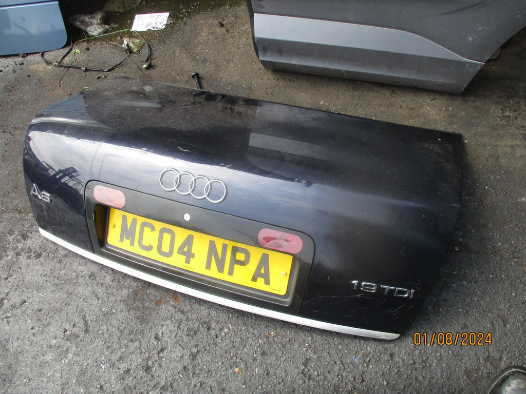 2004 AUDI A6 C5 SALOON REAR COMPLETE TAILGATE BOOTLID BLUE