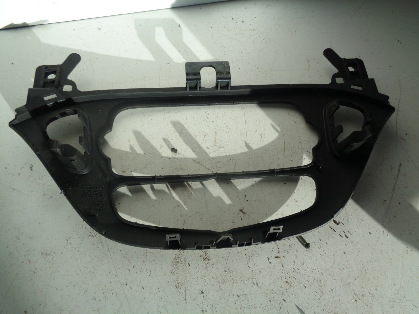 VAUXHALL CORSA E MK4 E MATT BLACK RADIO SURROUND TRIM 13391249